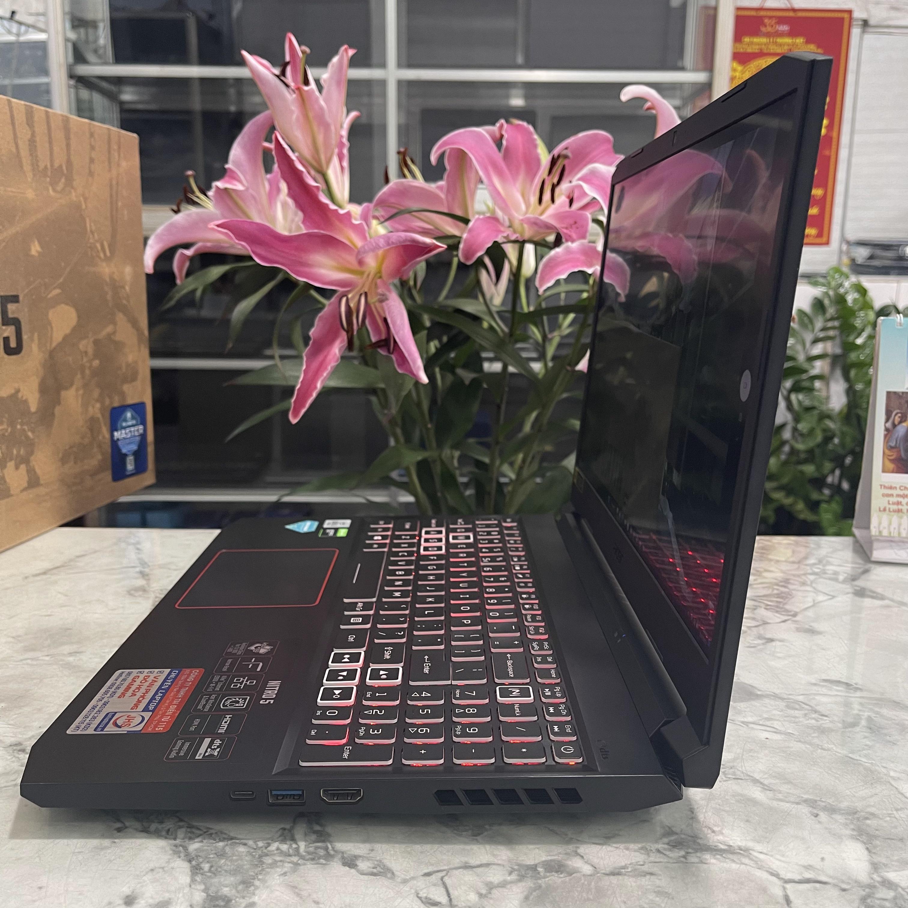 Acer Nitro 5 AN515-55-58A7 Core I5-10300H Ram 16gb Ssd 512gb Nvidia GTX 1650 (4G) Màn Hình 15.6″ FHD IPS 