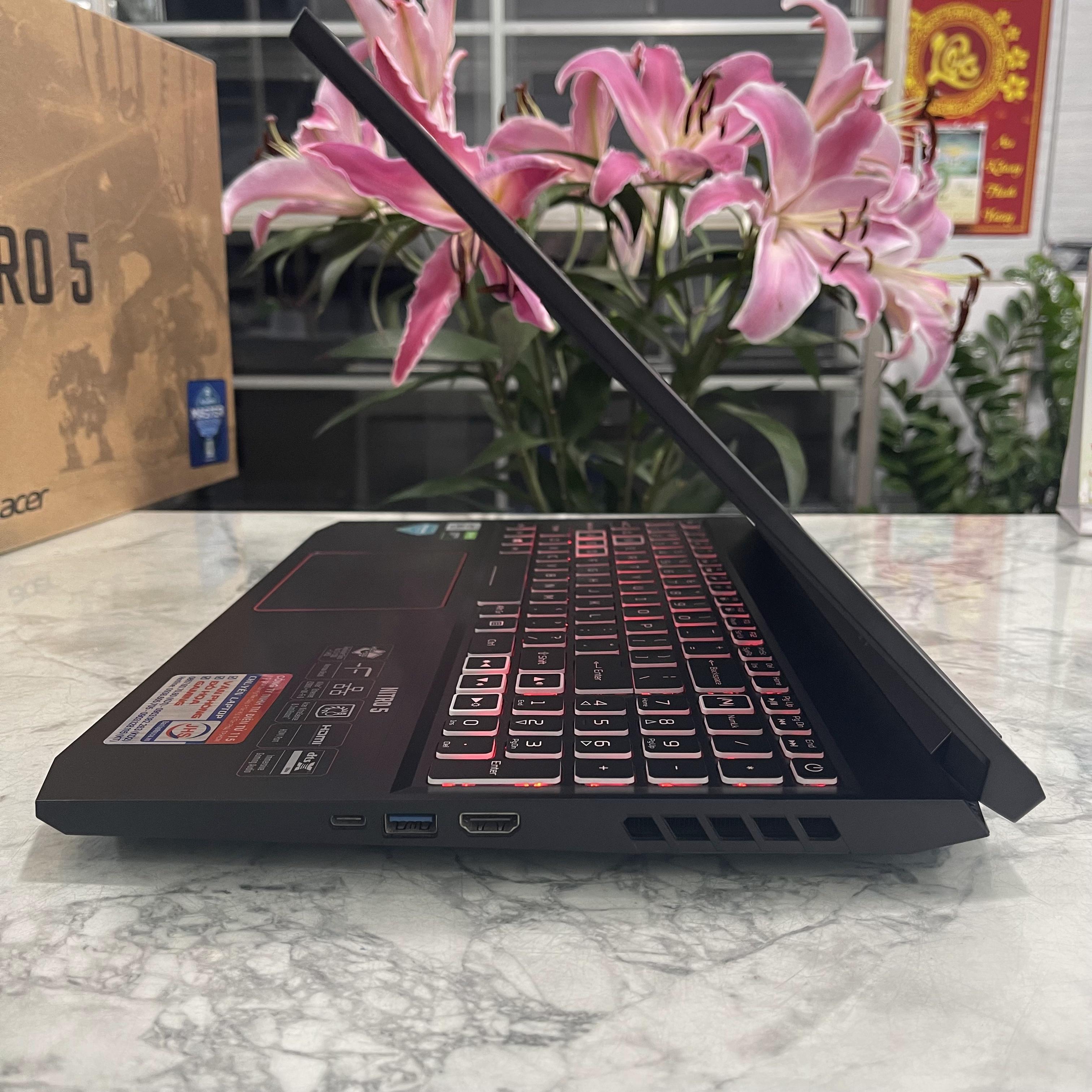 Acer Nitro 5 AN515-55-58A7 Core I5-10300H Ram 16gb Ssd 512gb Nvidia GTX 1650 (4G) Màn Hình 15.6″ FHD IPS 