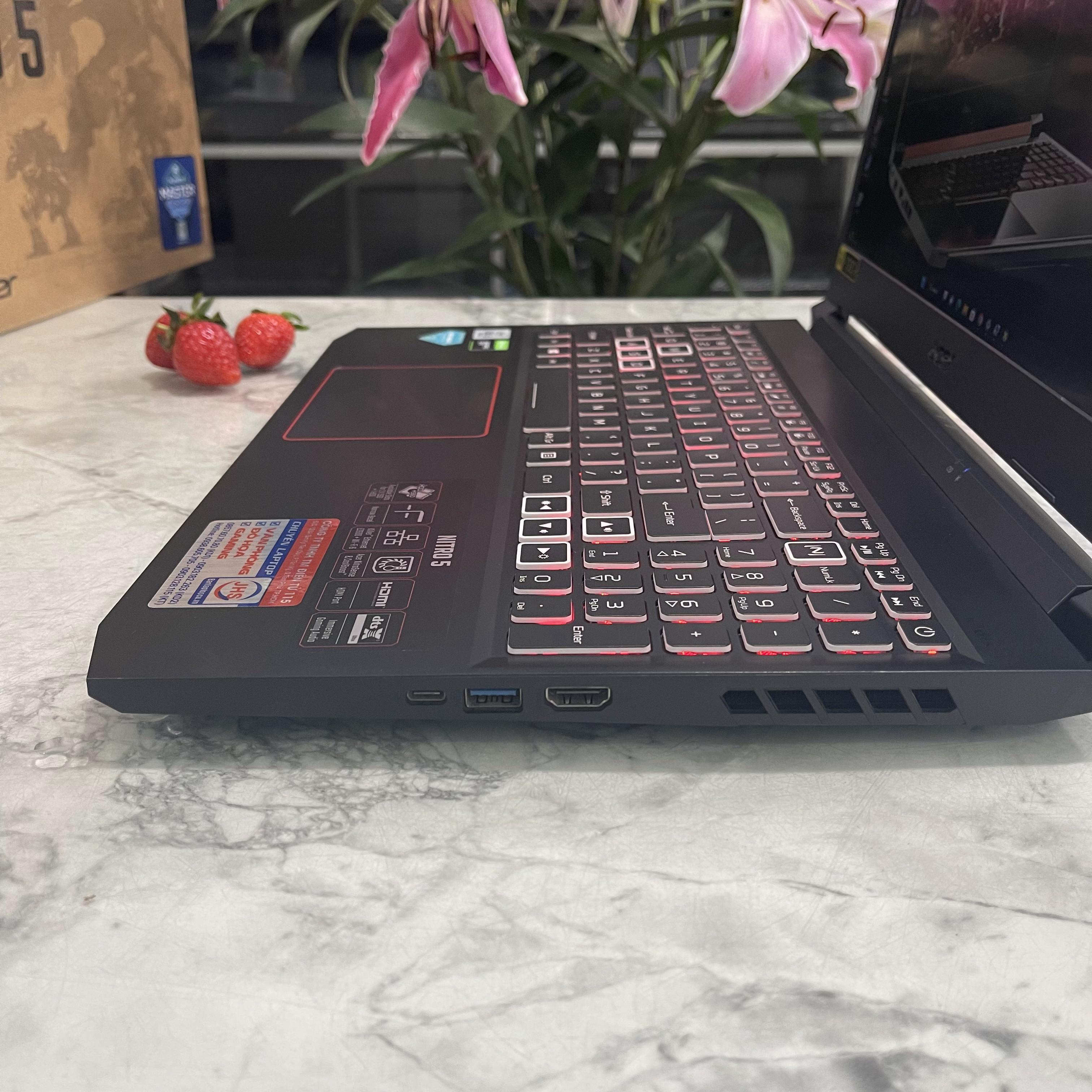 Acer Nitro 5 AN515-55-58A7 Core I5-10300H Ram 16gb Ssd 512gb Nvidia GTX 1650 (4G) Màn Hình 15.6″ FHD IPS 