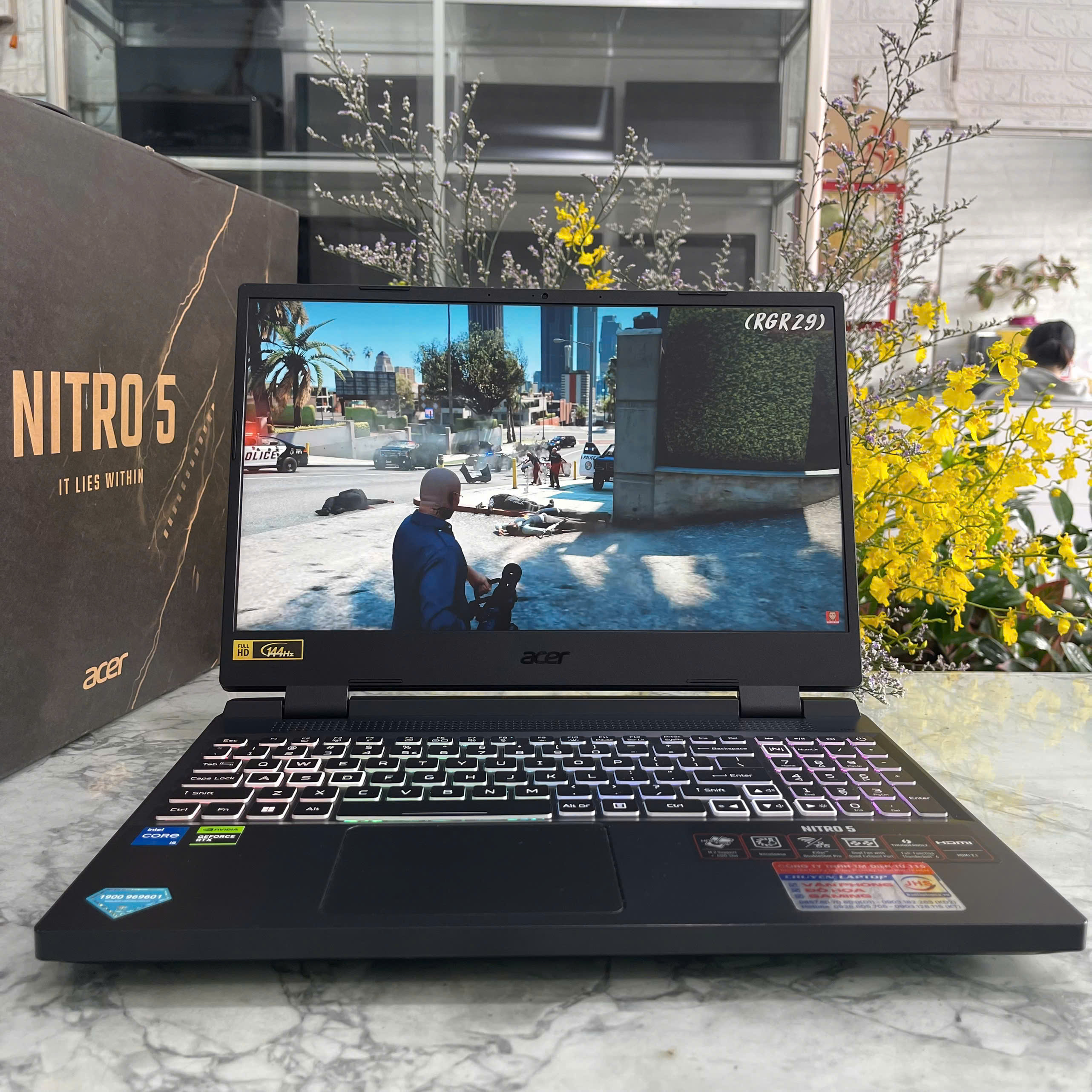   Acer Nitro 5 Tiger AN515-58-5193 MÁY LIKENEW Core I5-12450H Ram 32gb Ssd 512gb Nvidia RTX 4050 6GB Màn Hình 15.6″ FHD IPS 144Hz.