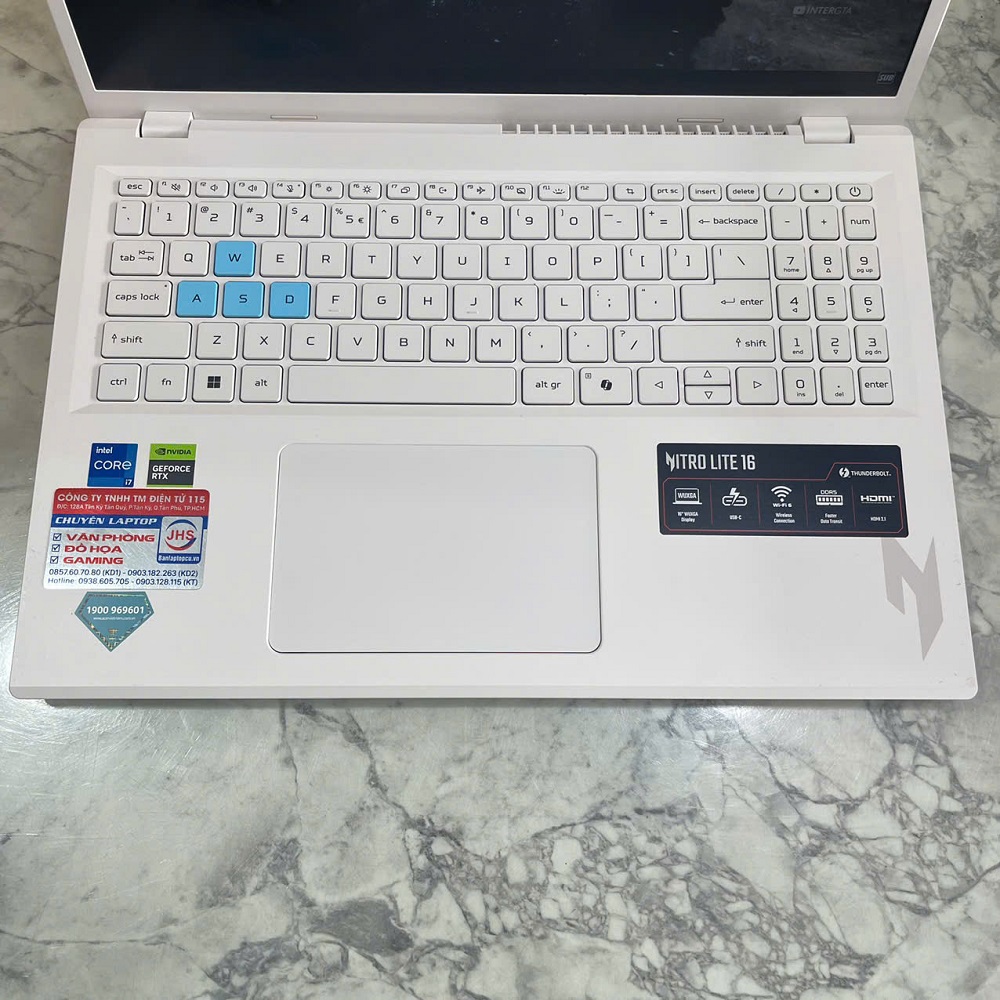 Acer Nitro Lite 16 NL16-71G-71UJ CORE™ I7-13620H RAM 16GB SSD 512GB  RTX 3050 6GB MÀN HÌNH : 16 Inch FHD+ 165Hz