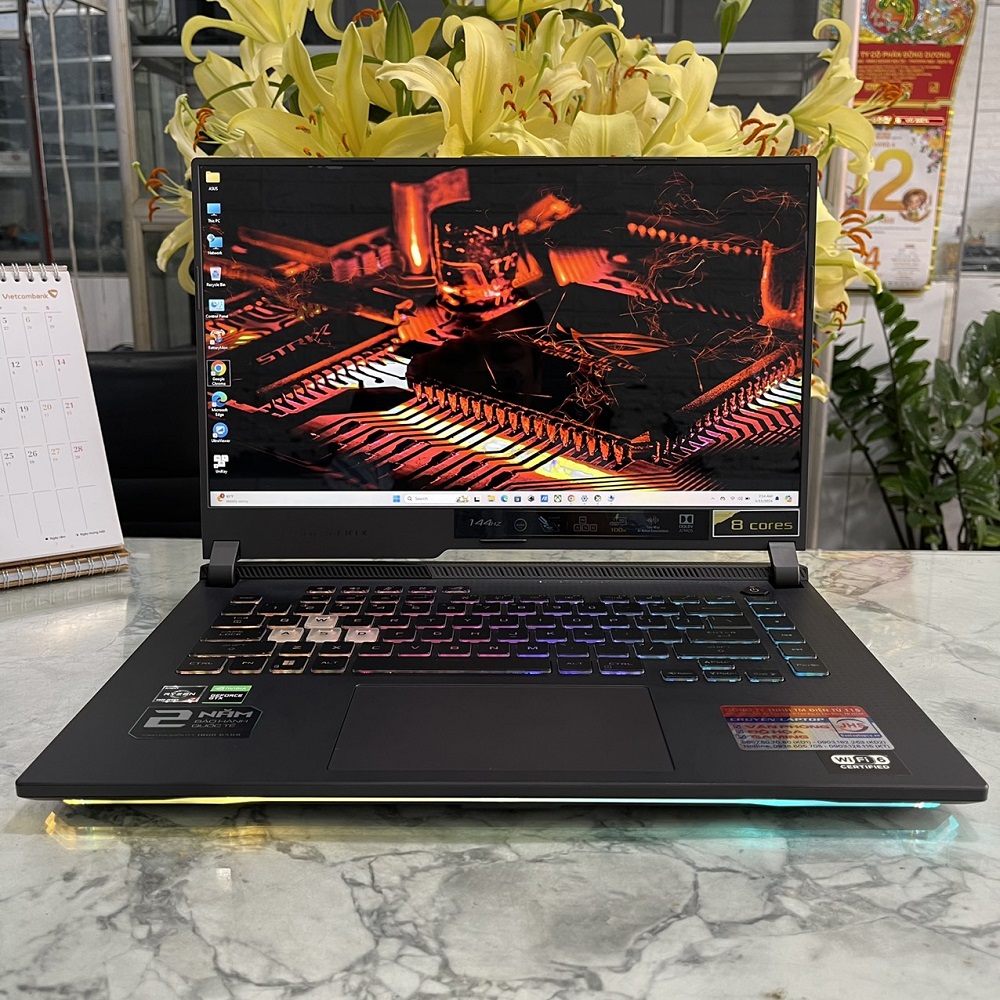  Asus ROG Strix G15 G513IH Ryzen 7-4800H RAM  16Gb SSD 512gb GTX 1650 4GB MÀN HÌNH : 15.6 FHD IPS 144Hz