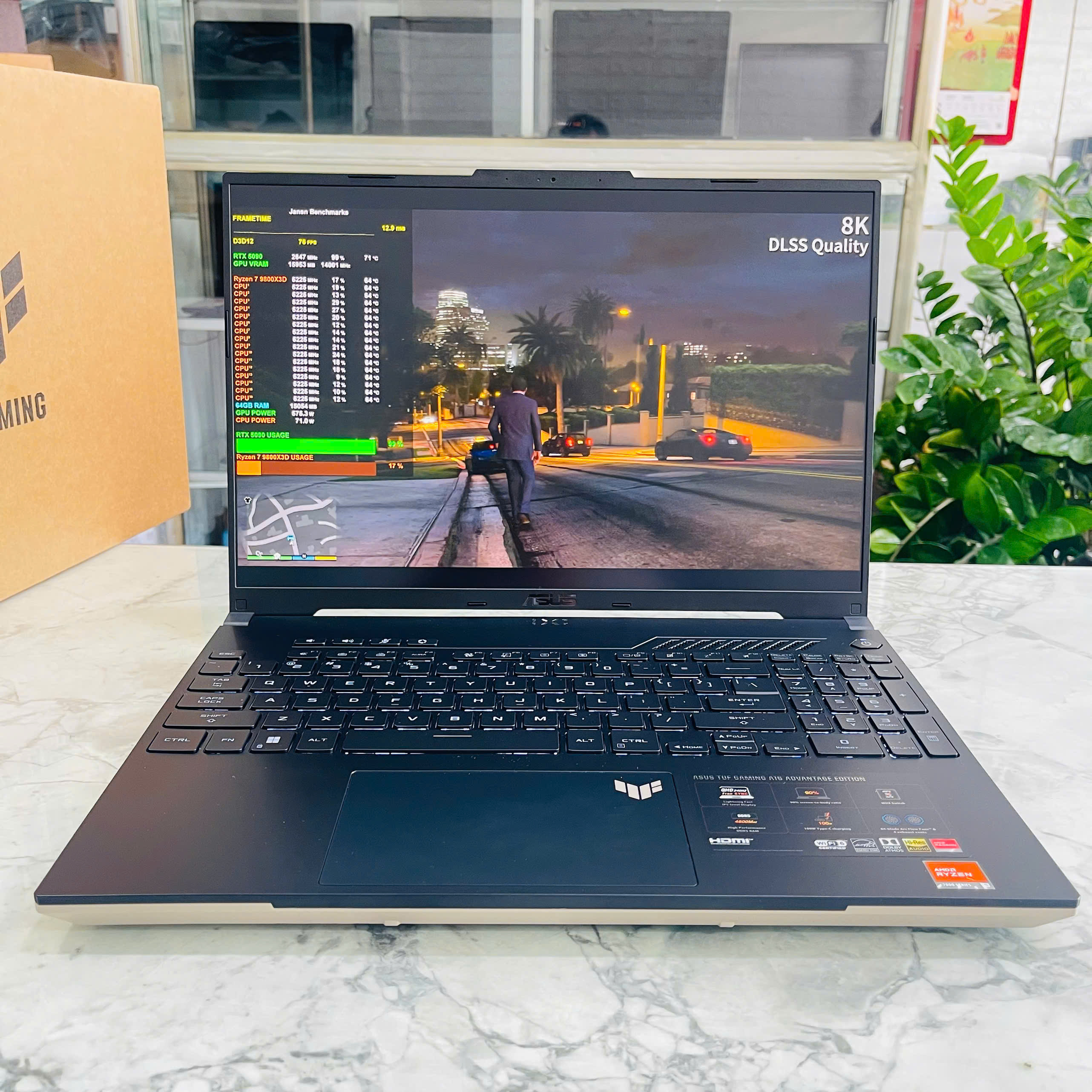 ASUS TUF A16 ADVANTAGE EDITION FA617XT (MÁY NEW OPEN BOX)  RYZEN 9 7940HS RAM 16GB SSD 1T VGA  RADEON™ RX 7700S 8G MÀN HÌNH : 16 INCH QHD 240Hz, 100% sRGB