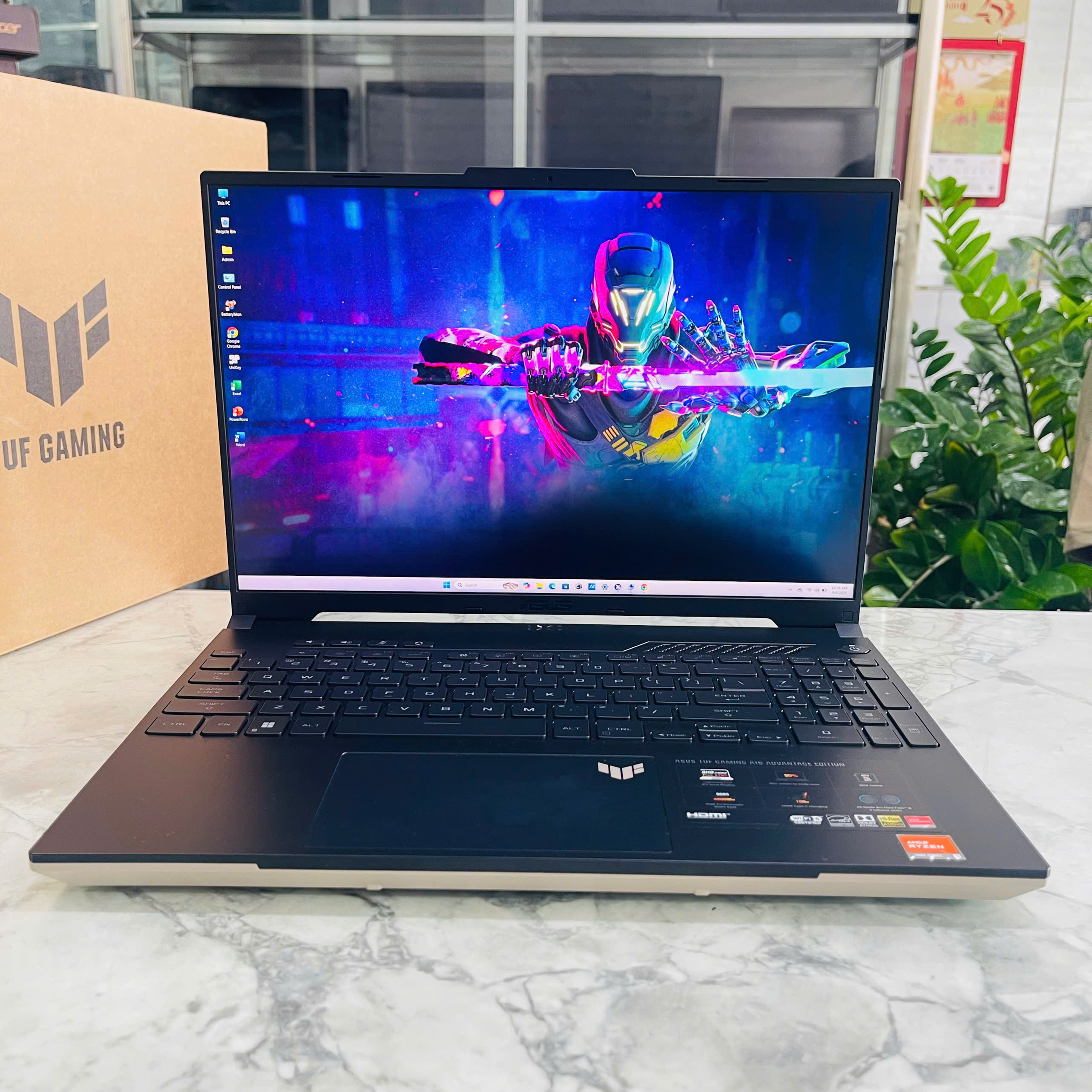 ASUS TUF A16 ADVANTAGE EDITION FA617XT (MÁY NEW OPEN BOX)  RYZEN 9 7940HS RAM 16GB SSD 1T VGA  RADEON™ RX 7700S 8G MÀN HÌNH : 16 INCH QHD 240Hz, 100% sRGB
