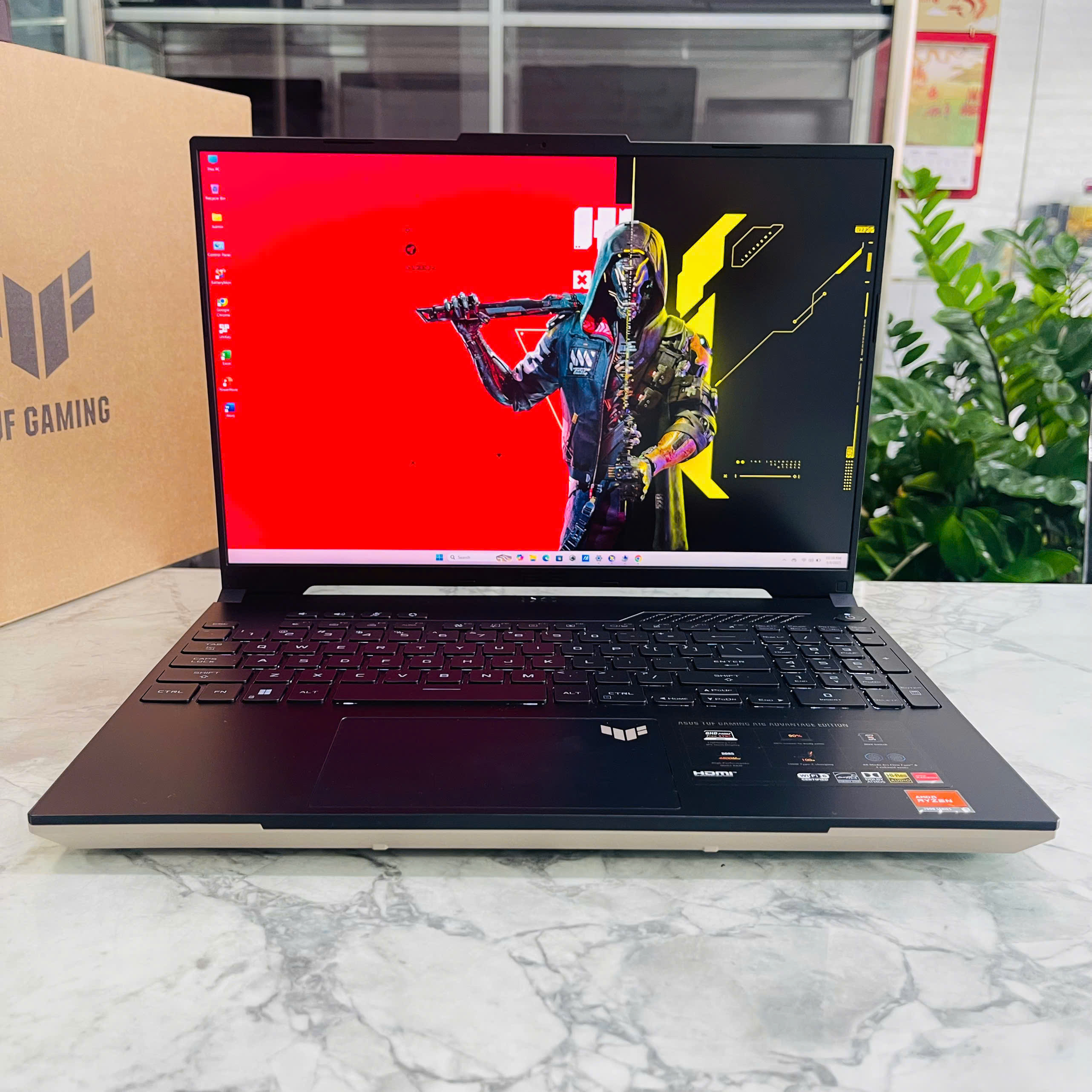 ASUS TUF A16 ADVANTAGE EDITION FA617XT (MÁY NEW OPEN BOX)  RYZEN 9 7940HS RAM 16GB SSD 1T VGA  RADEON™ RX 7700S 8G MÀN HÌNH : 16 INCH QHD 240Hz, 100% sRGB