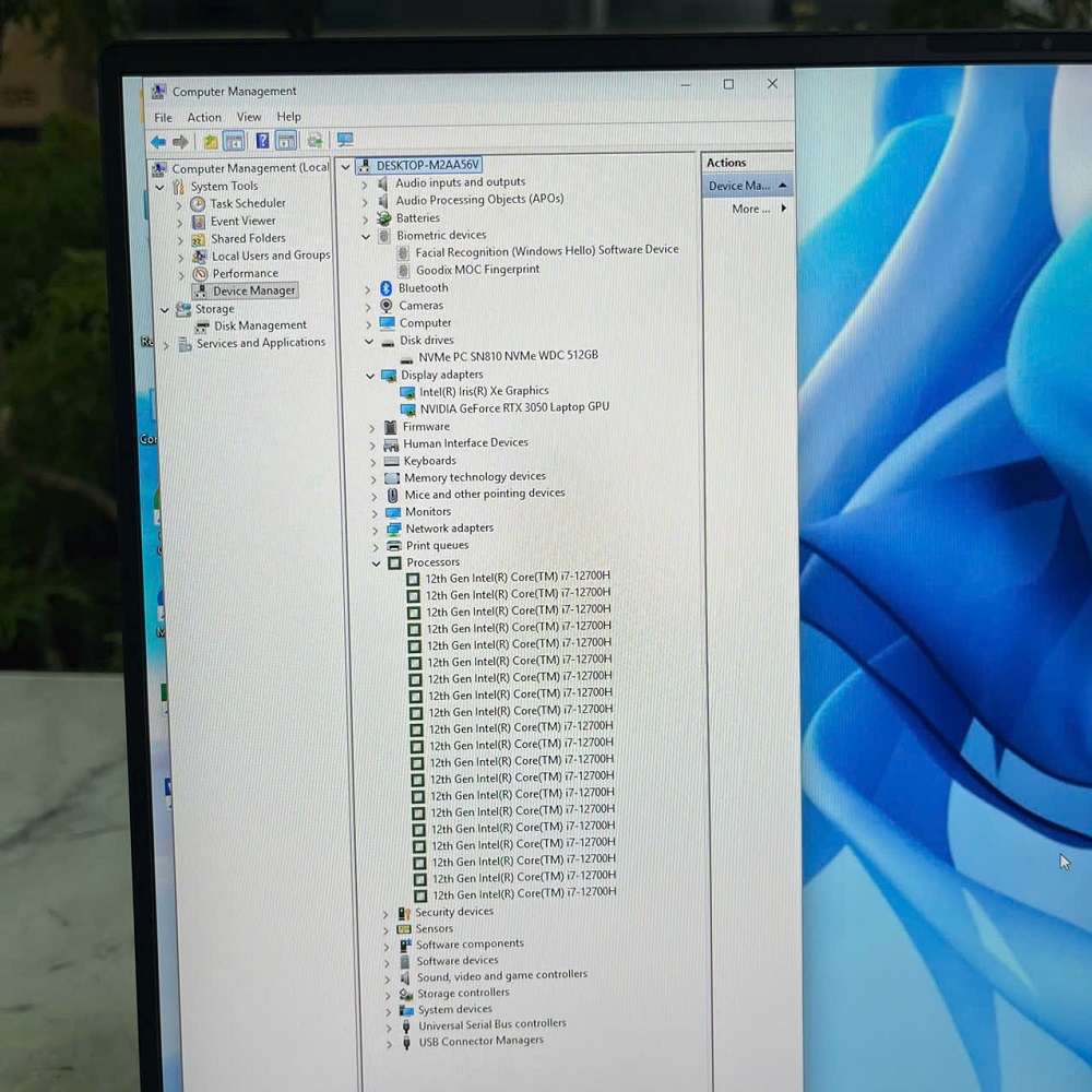 DELL XPS 15 9520 Máy LikeNew CORE I7-12700H RAM 16GB SSD 512GB RTX3050 (4GB GDDR6) MÀN HÌNH : 15.6’’ Inch FHD+ 