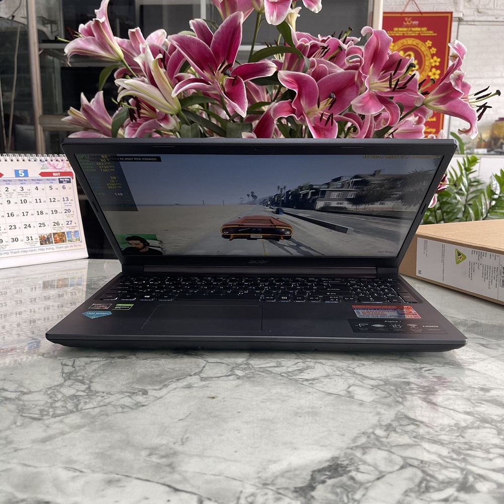 Gaming - Đồ Họa Acer Aspire 7 A715-42G-R6ZR RYZEN 5 5500U RAM 16GB SSD 512GB GTX 1650 4GB MÀN HÌNH : 15.6 Fhd IPS