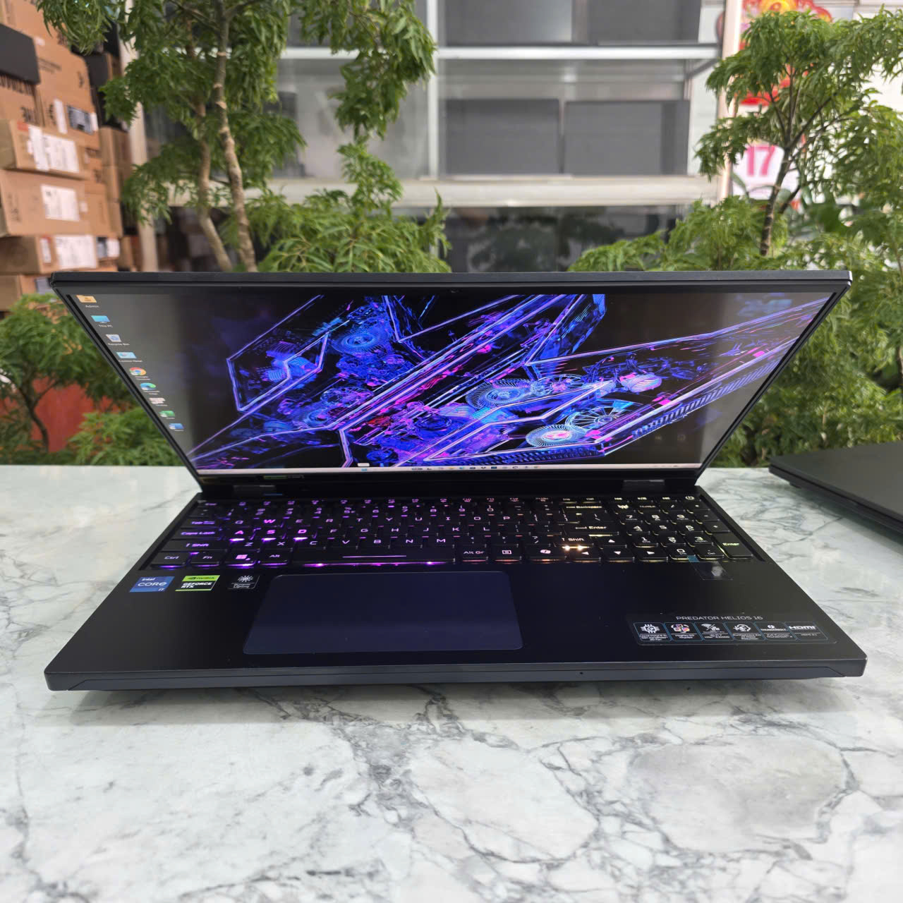 Gaming - Đồ Họa Acer Predator Helios PHN16-72-72N5 CORE I7-14700HX RAM 16GB SSD 1.000GB RTX4070 8GB GDDR6 MÀN HÌNH : 16'' 2.5K 240Hz