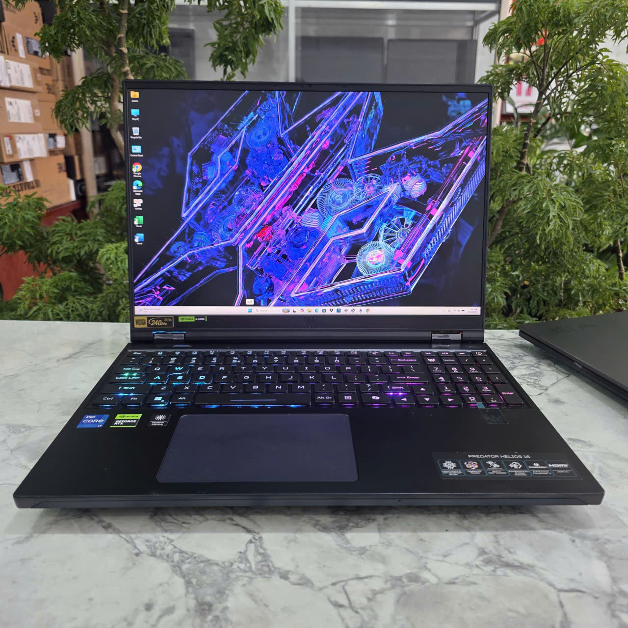 Gaming - Đồ Họa Acer Predator Helios PHN16-72-72N5 CORE I7-14700HX RAM 16GB SSD 1.000GB RTX4070 8GB GDDR6 MÀN HÌNH : 16'' 2.5K 240Hz