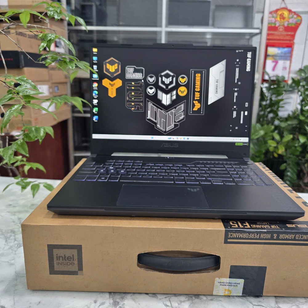 Gaming - Đồ Họa ASUS TUF A15 FA507NV-LP061W RYZEN 7-7735HS RTX 4060 8GB GDDR6 RAM 16GB SSD 512GB MÀN HÌNH :15.6Inch IPS 144Hz 