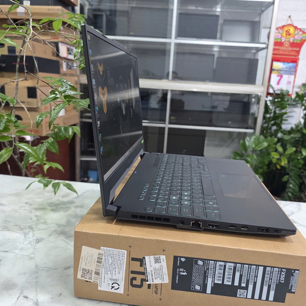 Gaming - Đồ Họa ASUS TUF A15 FA507NV-LP061W RYZEN 7-7735HS RTX 4060 8GB GDDR6 RAM 16GB SSD 512GB MÀN HÌNH :15.6Inch IPS 144Hz 