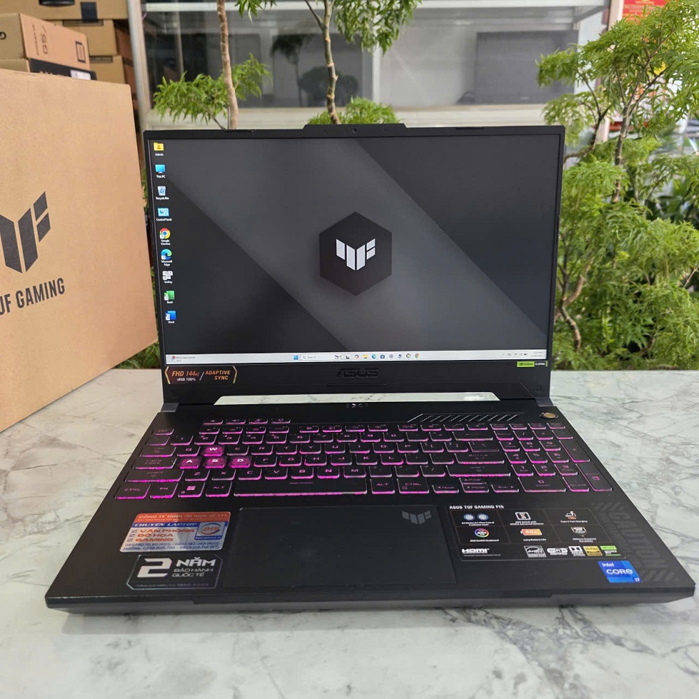 Gaming - Đồ Họa Asus TUF F15 FX507VV CÒN BẢO HÀNH HÃNG CORE I7-13620H RTX™ 4060 8GB GDDR6 RAM 16GB SSD 1.000GB MÀN HÌNH : 15.6 Inch IPS 144Hz