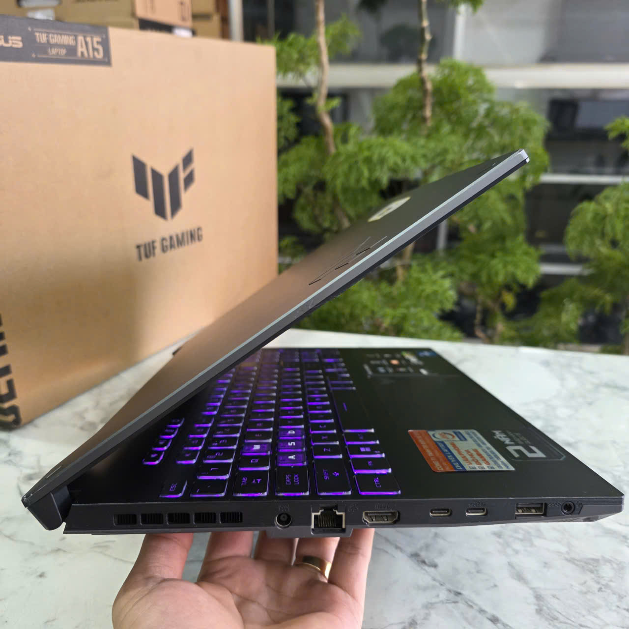 Gaming - Đồ Họa Asus TUF F15 FX507VV CÒN BẢO HÀNH HÃNG CORE I7-13620H RTX™ 4060 8GB GDDR6 RAM 16GB SSD 1.000GB MÀN HÌNH : 15.6 Inch IPS 144Hz