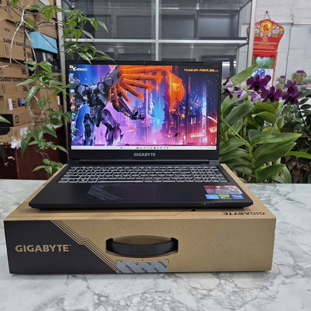Gaming - Đồ Họa Gigabyte G5 KF5-AX211NGW CORE I7-12650H RAM 16GB SSD 512GB RTX 4060 8GB GDDR6 MÀN HÌNH : 15.6''Inch 144Hz 
