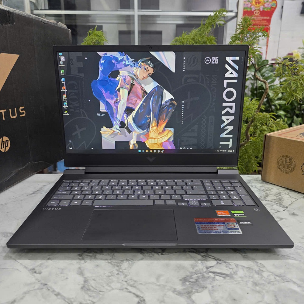 Gaming - Đồ Họa HP VICTUS 16-s0143AX Máy LikeNew Ryzen 7-7640HS RAM 16GB SSD 512GB RTX™ 4050 6GB MÀN HÌNH : 16.1 Inch FHD 144Hz 