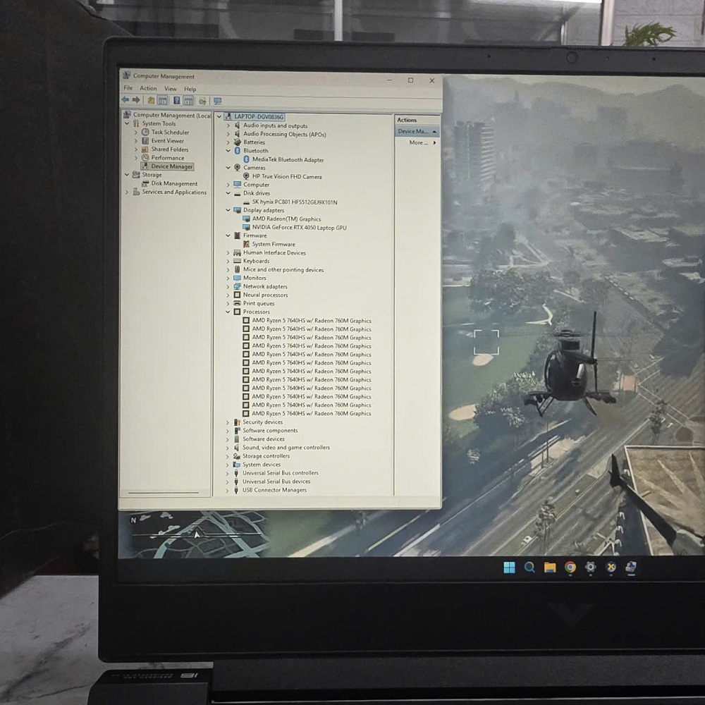 Gaming - Đồ Họa HP VICTUS 16-s0143AX Máy LikeNew Ryzen 7-7640HS RAM 16GB SSD 512GB RTX™ 4050 6GB MÀN HÌNH : 16.1 Inch FHD 144Hz 