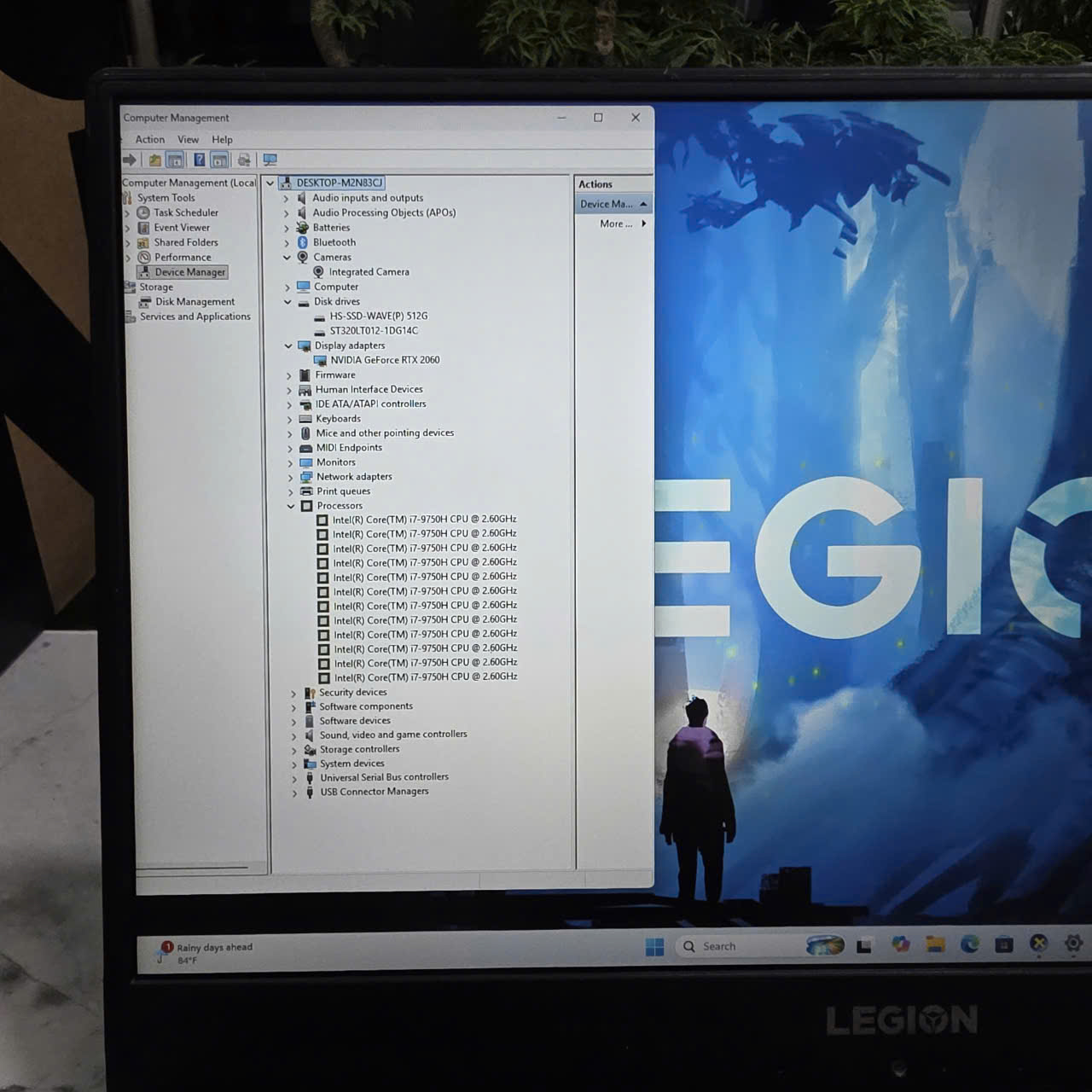 Gaming - Đồ Họa Lenovo Legion 5 Y7000 CORE I7-9750H RAM 32GB SSD 512GB VÀ 320GB HDD RTX 2060 6GB DDR5 MÀN HÌNH : 15.6 Inch FHDIPS 144Hz