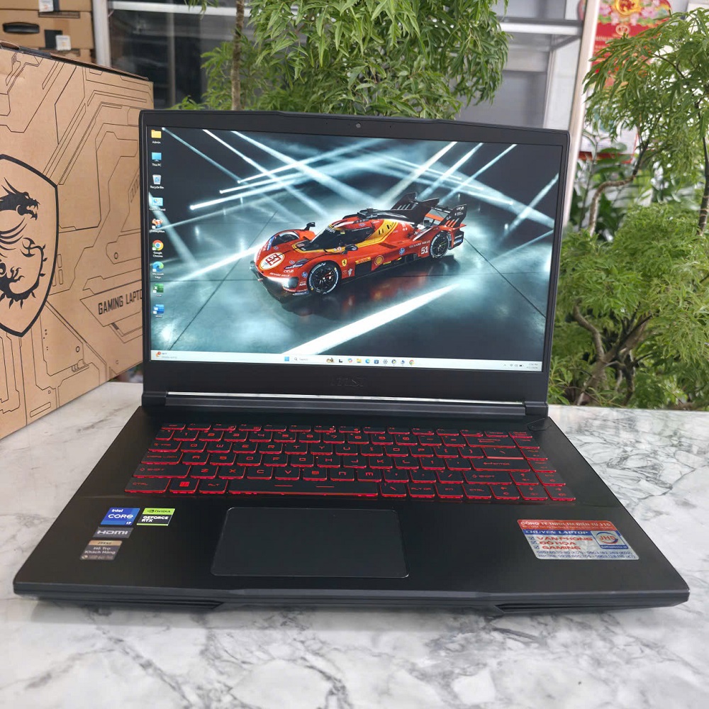 Gaming - Đồ Họa MSI Thin GF63 12UC-887VN MÁY 99% CORE I7-12650H RAM 24GB SSD 512GB RTX 3050 4GB MÀN HÌNH : 15.6 Inch FHD 144Hz