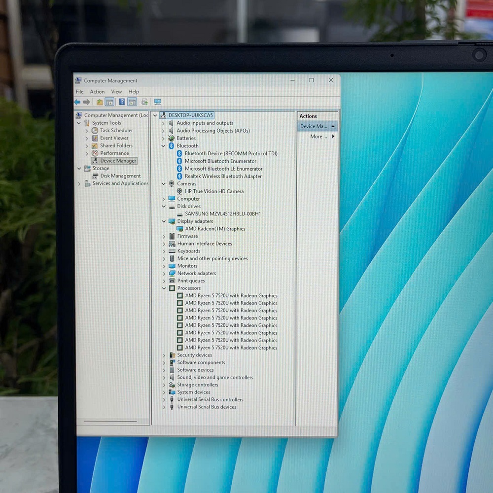 HP 245 G10 RYZEN 5 7520U RAM 8GB SSD 512GB MÀN HÌNH : 14"FHD IPS 