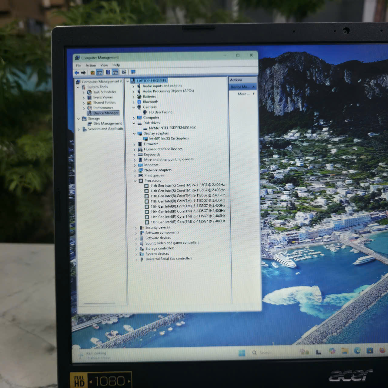 ACER Aspire 3 A315-58G-54M5 CORE I5-1135G7 RAM 8GB SSD 512GB MÀN HÌNH : 15.6 Inch FullHD IPS 