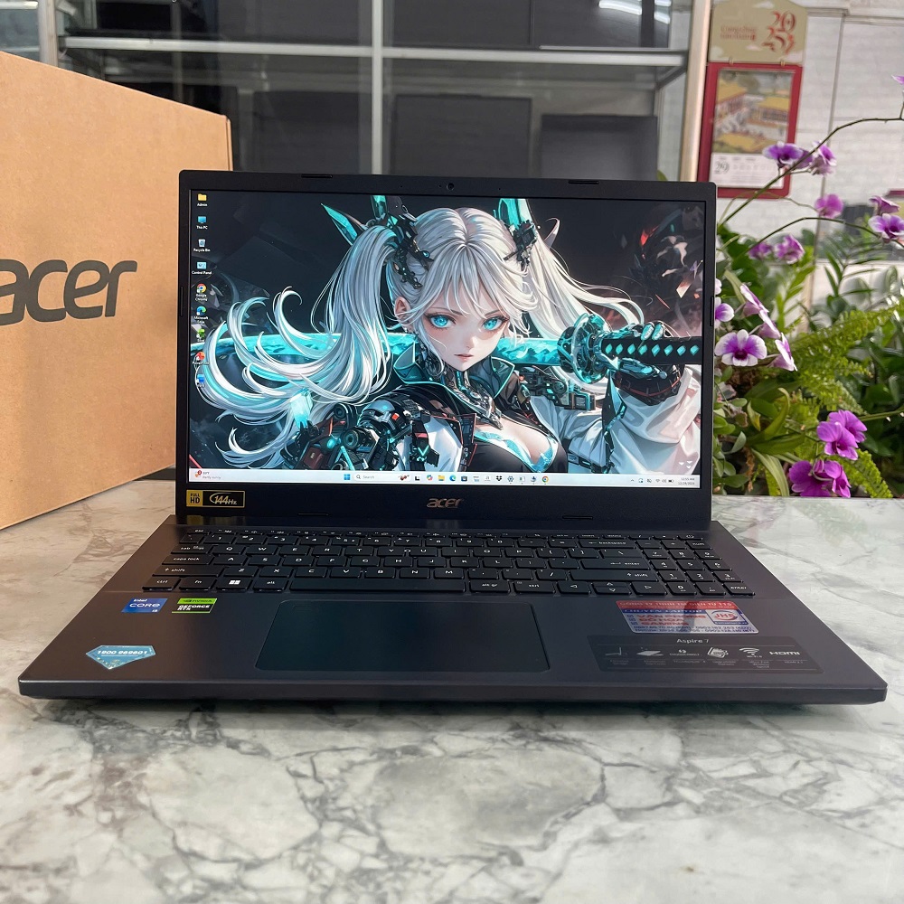  ACER Aspire 7 A715-76G-55T6 CORE I5-12450H SSD 512GB RAM 16GB RTX 2050 MÀN HÌNH : 15.6'' 144Hz