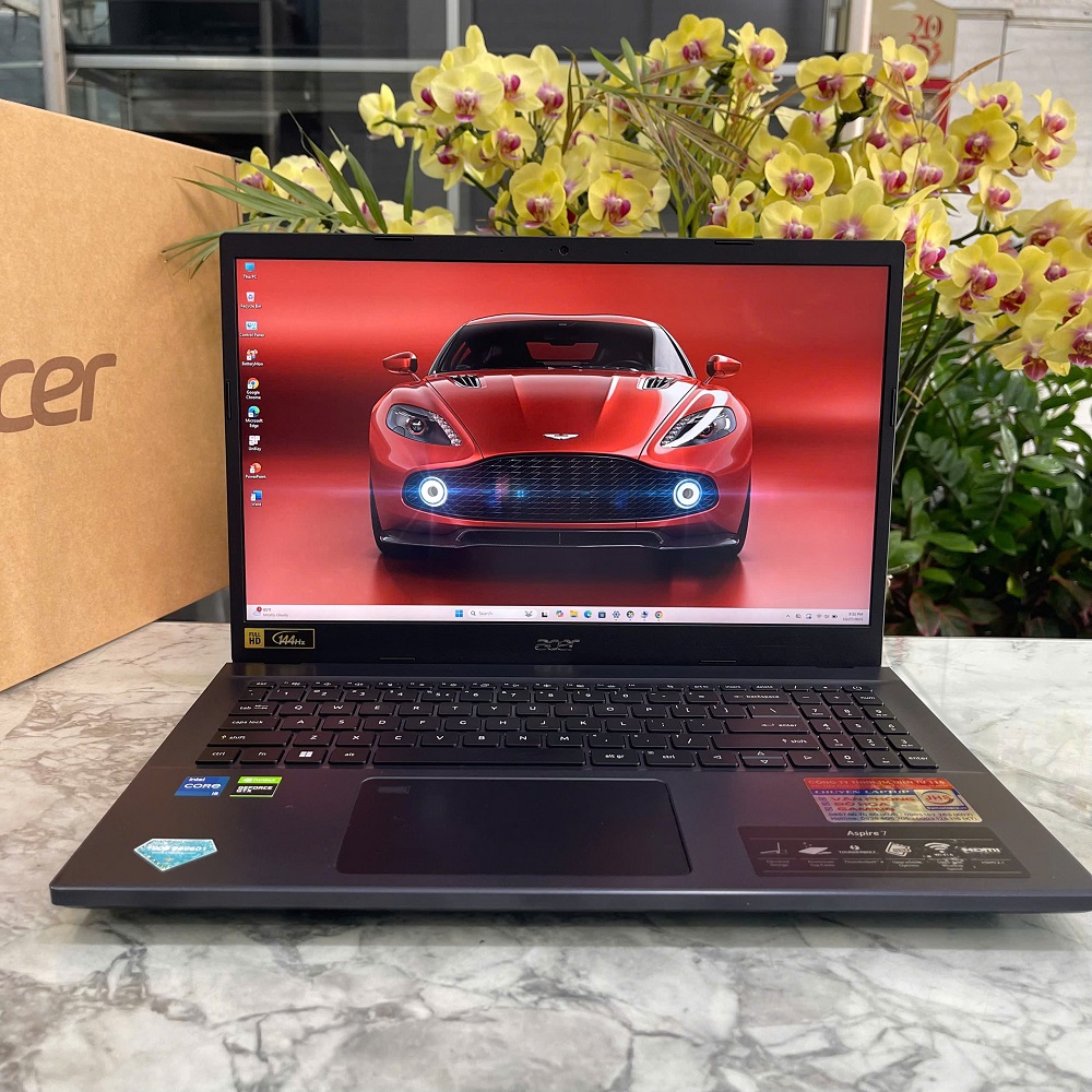 Acer Aspire 7 A715-76G CORE I5-12450H RAM 8GB SSD 512GB  GTX 1650 4GB MÀN HÌNH 15.6'' IPS Fhd 144.Hz