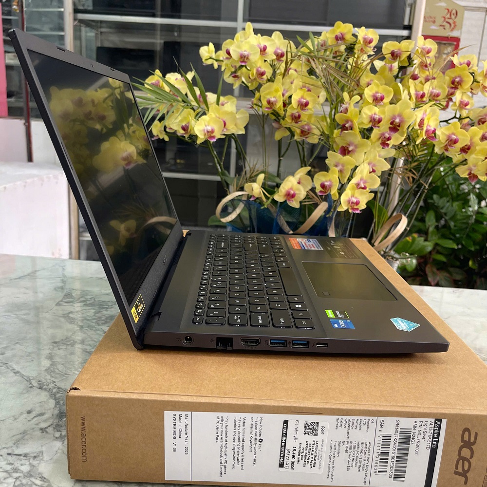 Acer Aspire 7 A715-76G CORE I5-12450H RAM 8GB SSD 512GB  GTX 1650 4GB MÀN HÌNH 15.6'' IPS Fhd 144.Hz