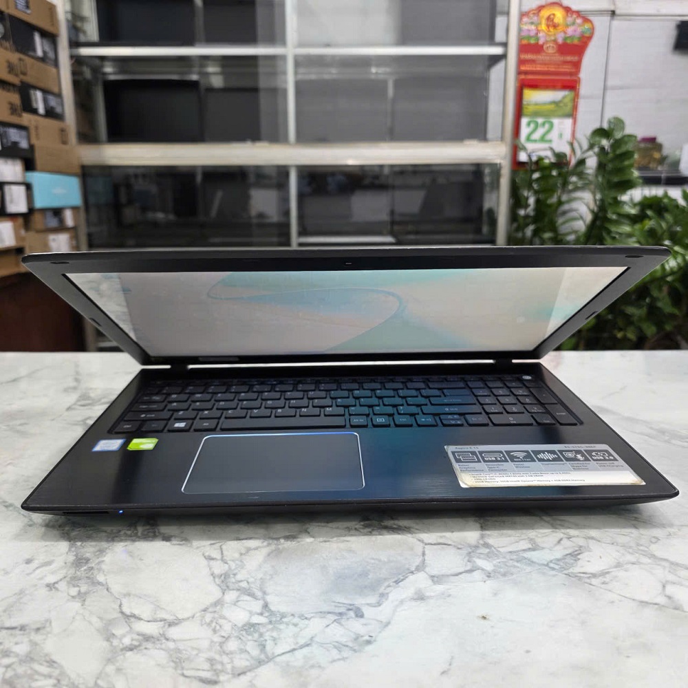 Acer Aspire E5 576G CORE I7-8550U RAM 8GB SSD 128GB VÀ 1.000GB HDD NVIDIA Geforce MX130 2GB GDDR5 MÀN HÌNH : 15.6 Inch Fhd IPS
