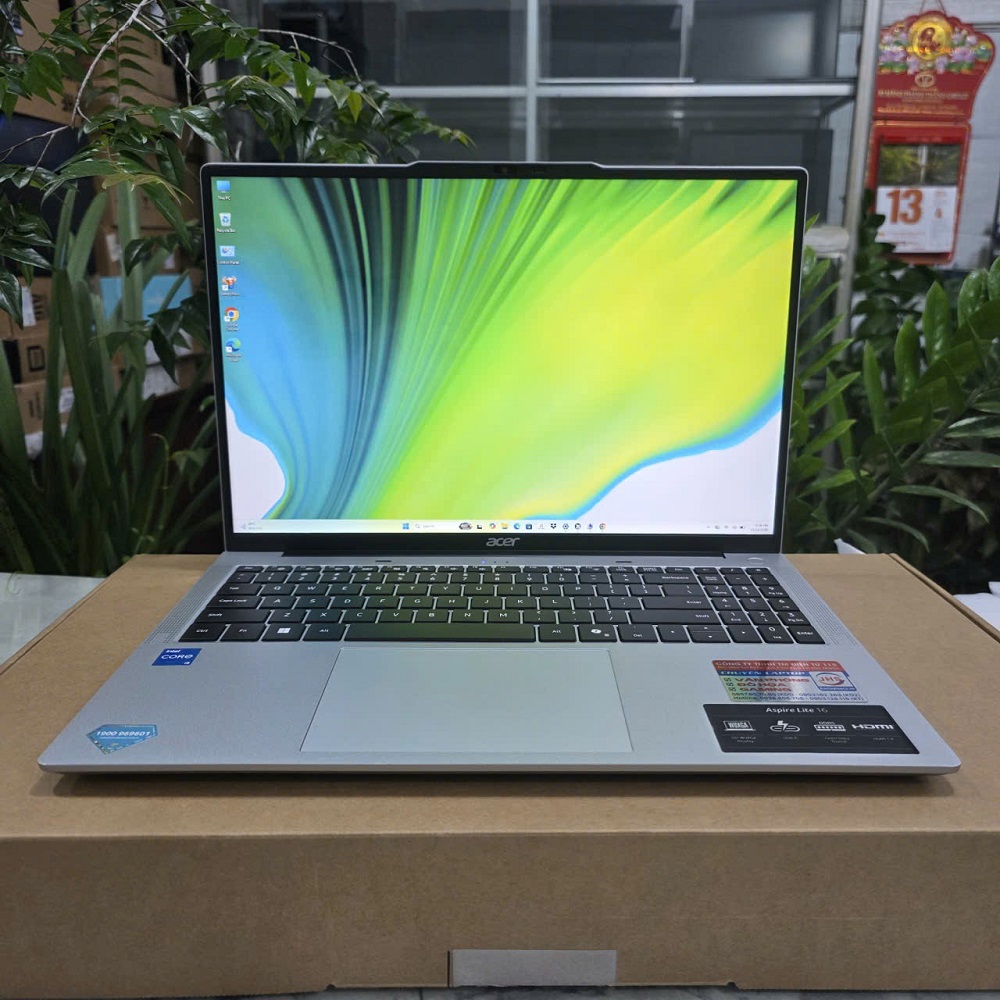 ACER Aspire Lite 16 Gen 2 AL16-52P-572A CORE I5- 1334U SSD 512GB RAM 16GB MÀN HÌNH : 16 inch FHD + 60Hz 
