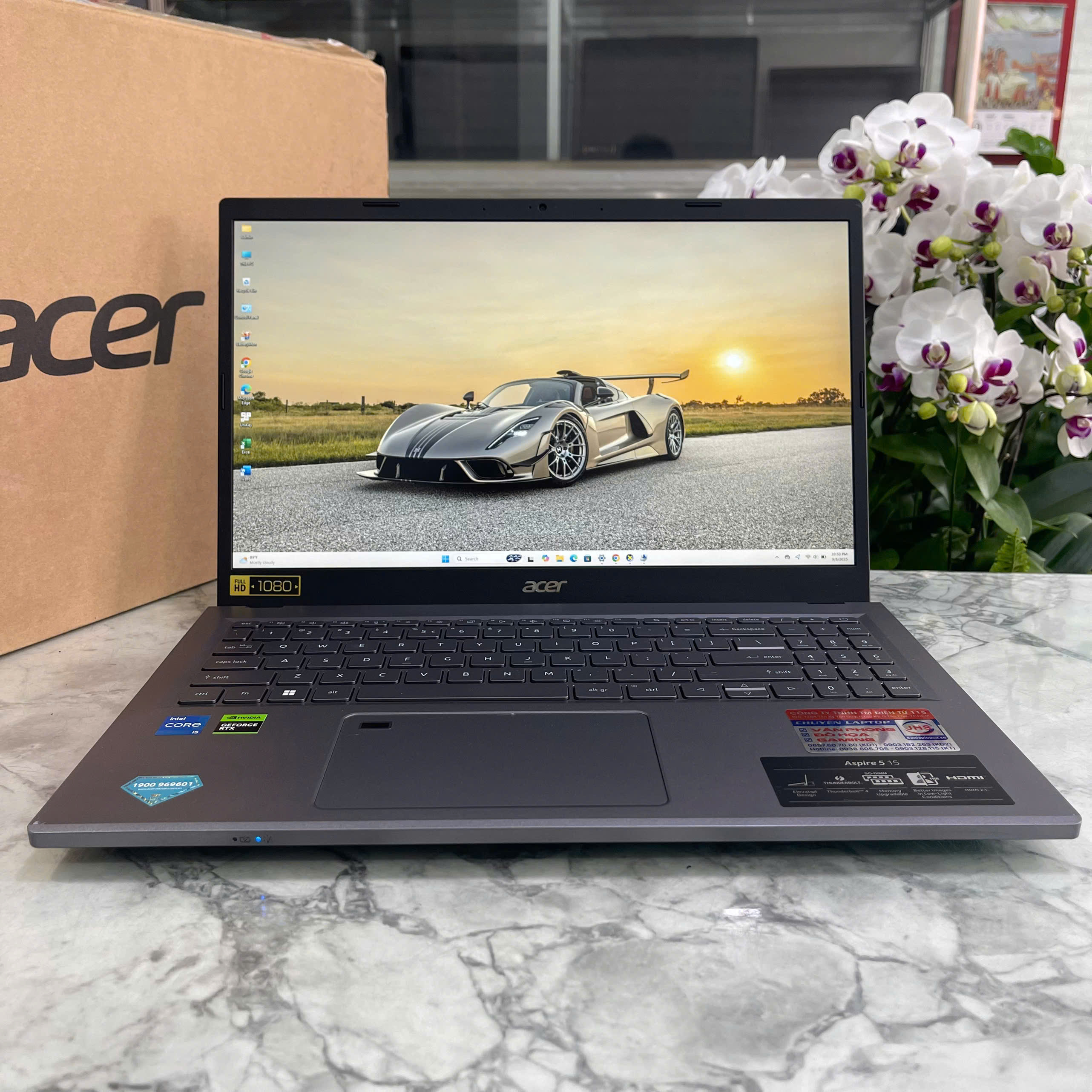 Acer Gaming Aspire 5 A515-58GM Máy LikeNew Core I5-13420H  RAM 16GB SSD 512GB Card RTX 2050 4GB Màn Hình 15.6Inch Fhd IPS 