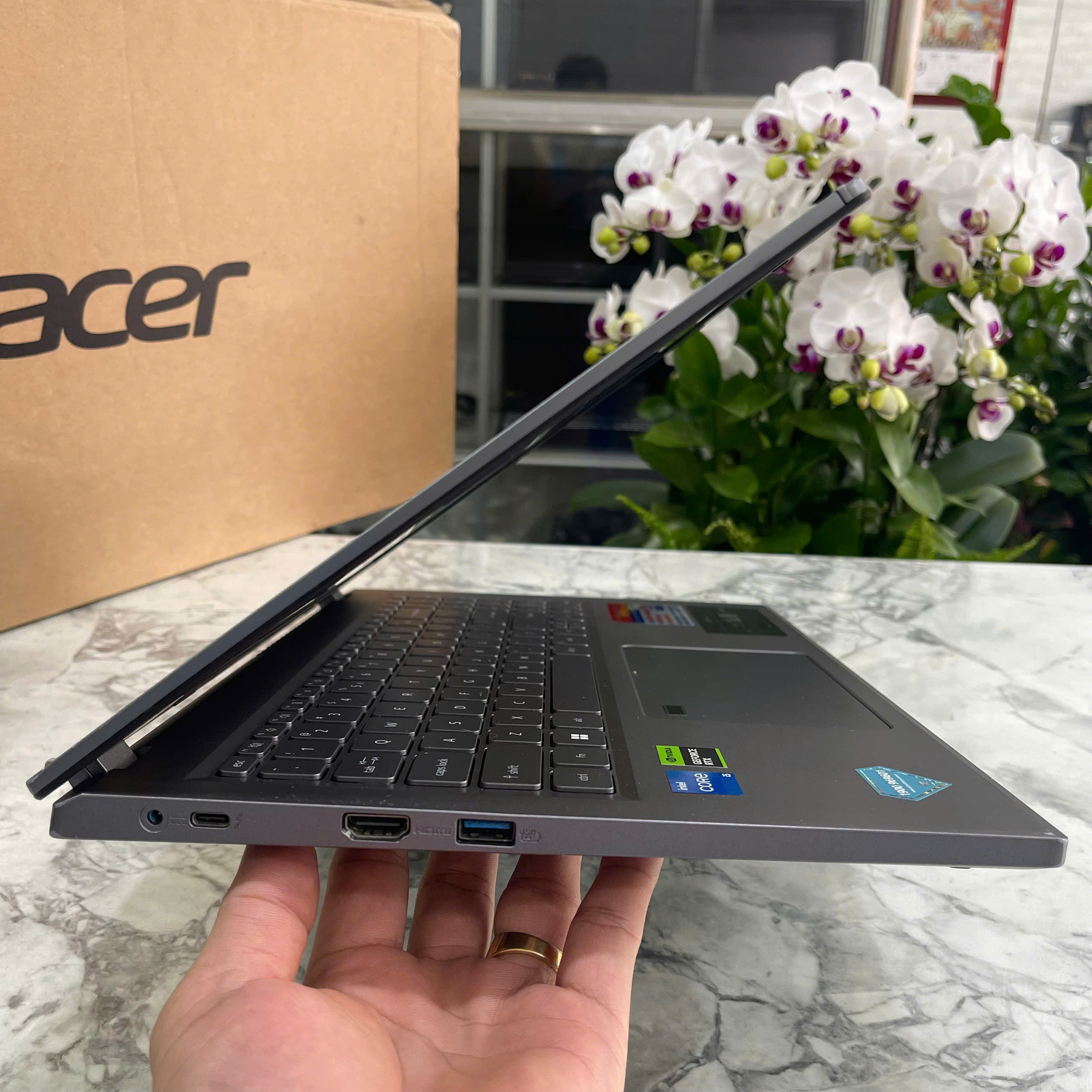 Acer Gaming Aspire 5 A515-58GM Máy LikeNew Core I5-13420H  RAM 16GB SSD 512GB Card RTX 2050 4GB Màn Hình 15.6Inch Fhd IPS 