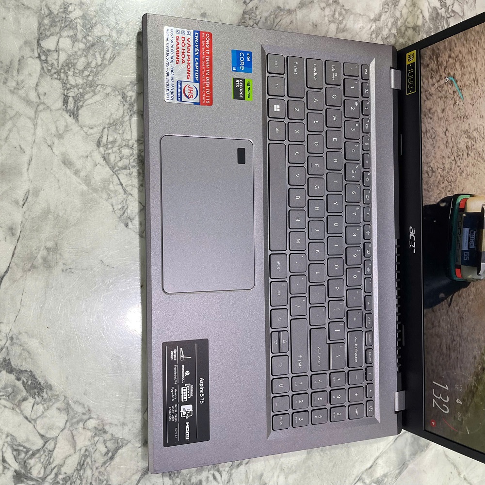 Acer Gaming Aspire 5 A515-58GM Máy LikeNew CORE I5-13420H  RAM 16GB SSD 512GB RTX 2050 4GB MÀN HÌNH : 15.6 Inch Fhd IPS 