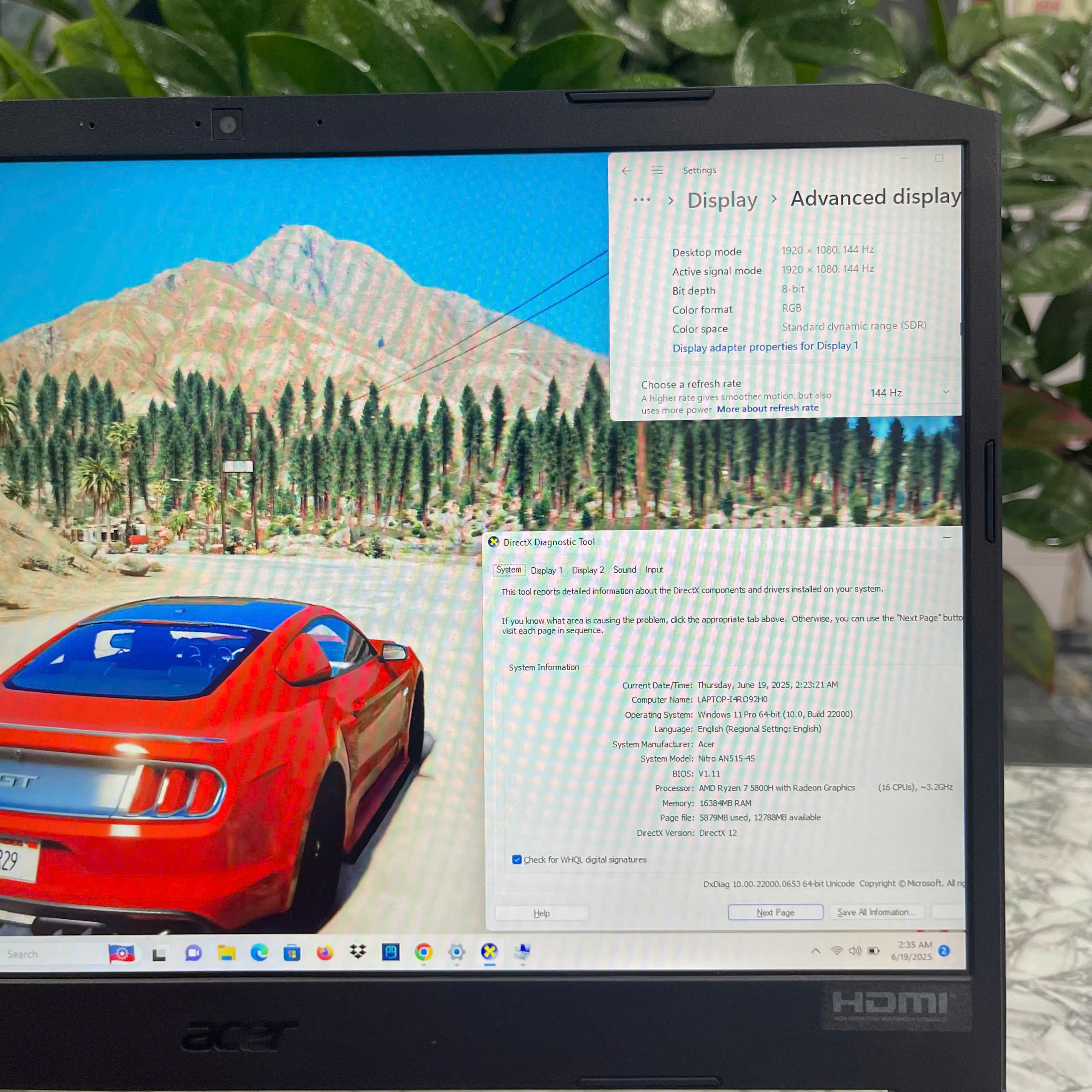 Acer Nitro 5 AN515-45-R2X0 (Máy LikeNew) Ryzen 7-5800H Ram 16GB Ssd 1.000GB RTX 3080 8GB Màn Hình 15.6Inch IPS, 144 Hz