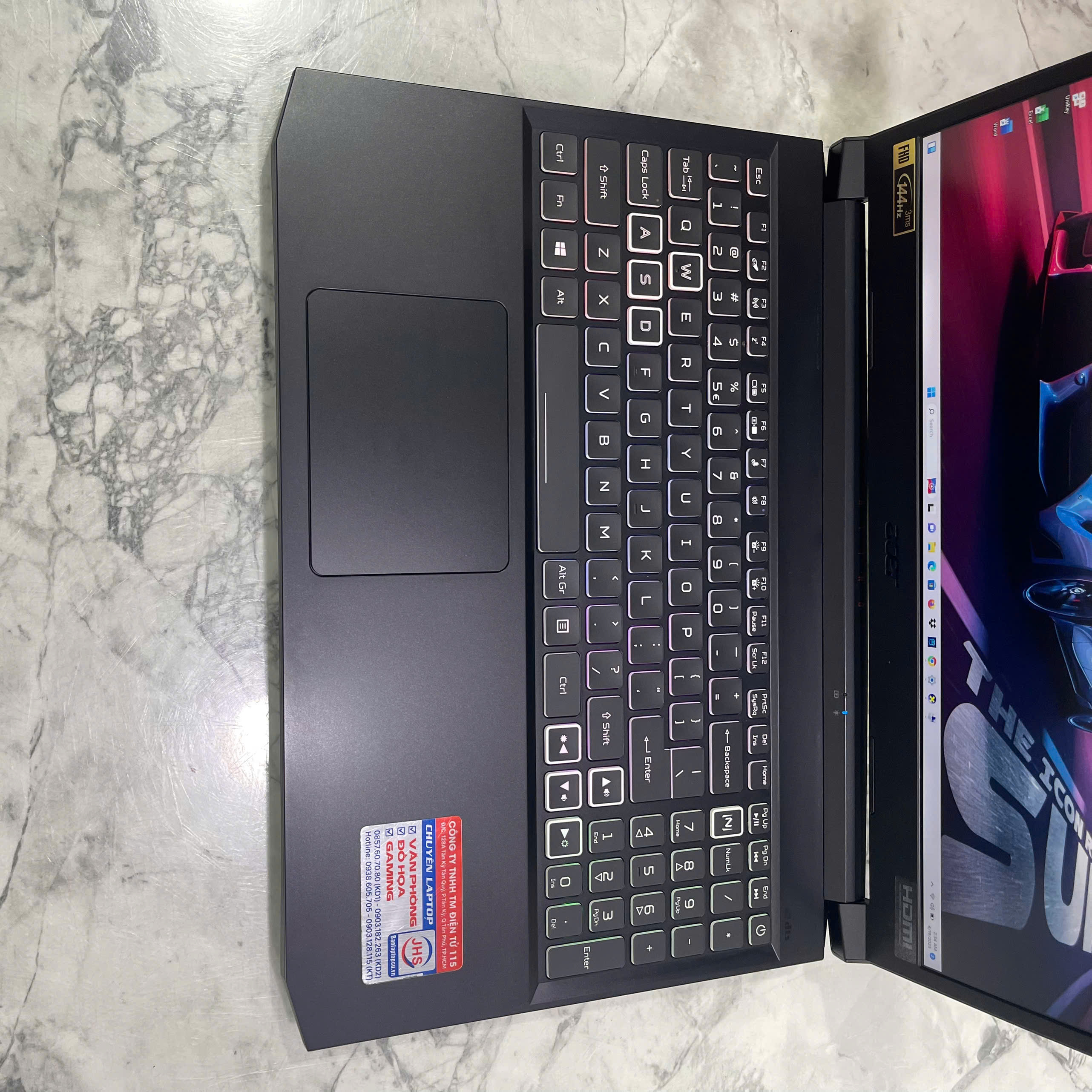 Acer Nitro 5 AN515-45-R2X0 (Máy LikeNew) Ryzen 7-5800H Ram 16GB Ssd 1.000GB RTX 3080 8GB Màn Hình 15.6Inch IPS, 144 Hz