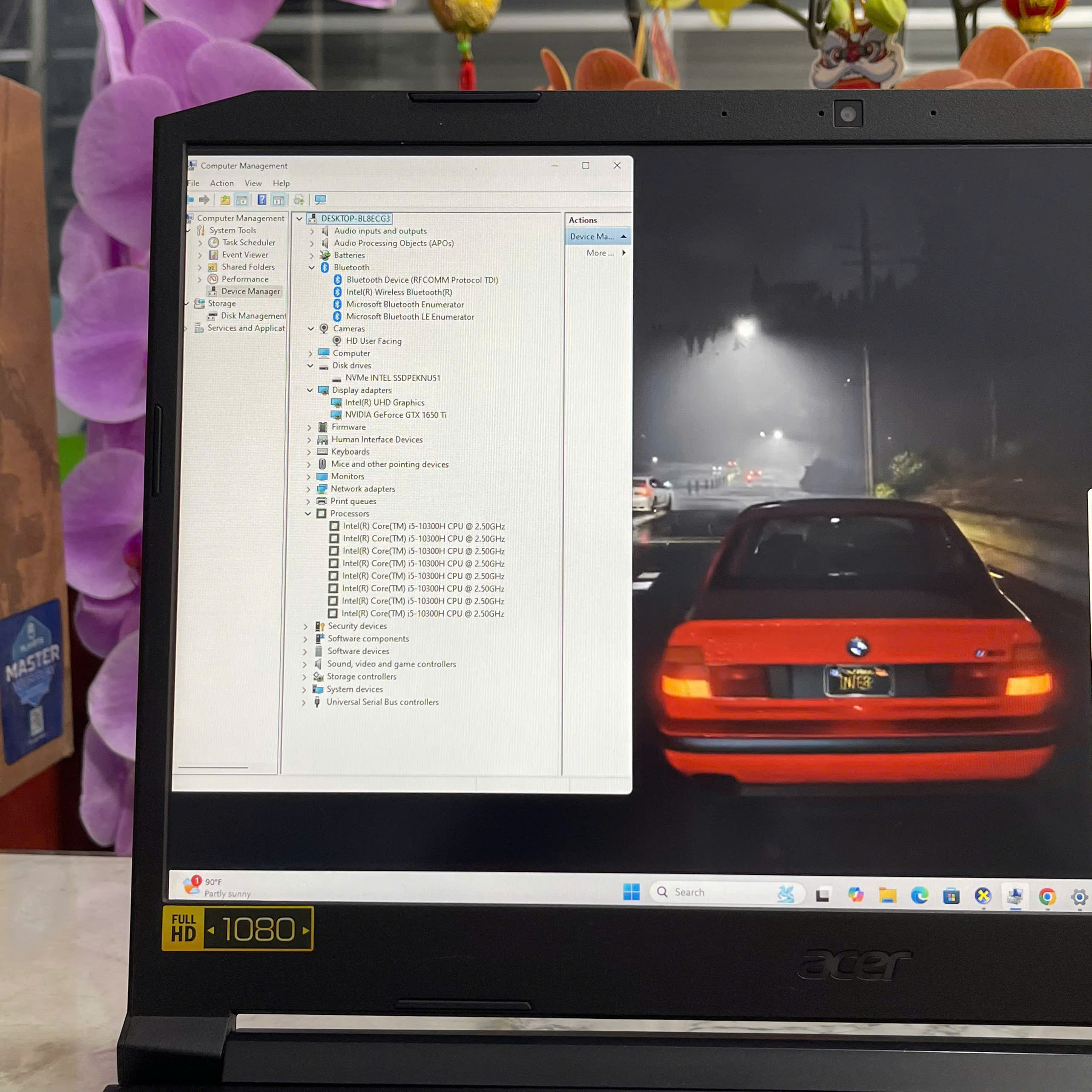 Acer Nitro 5 AN515-55-5304 Core I5-10300H Ram 16gb Ssd 512gb GeForce GTX 1650Ti 4GB Màn Hình 15.6″ FHD IPS 60Hz.