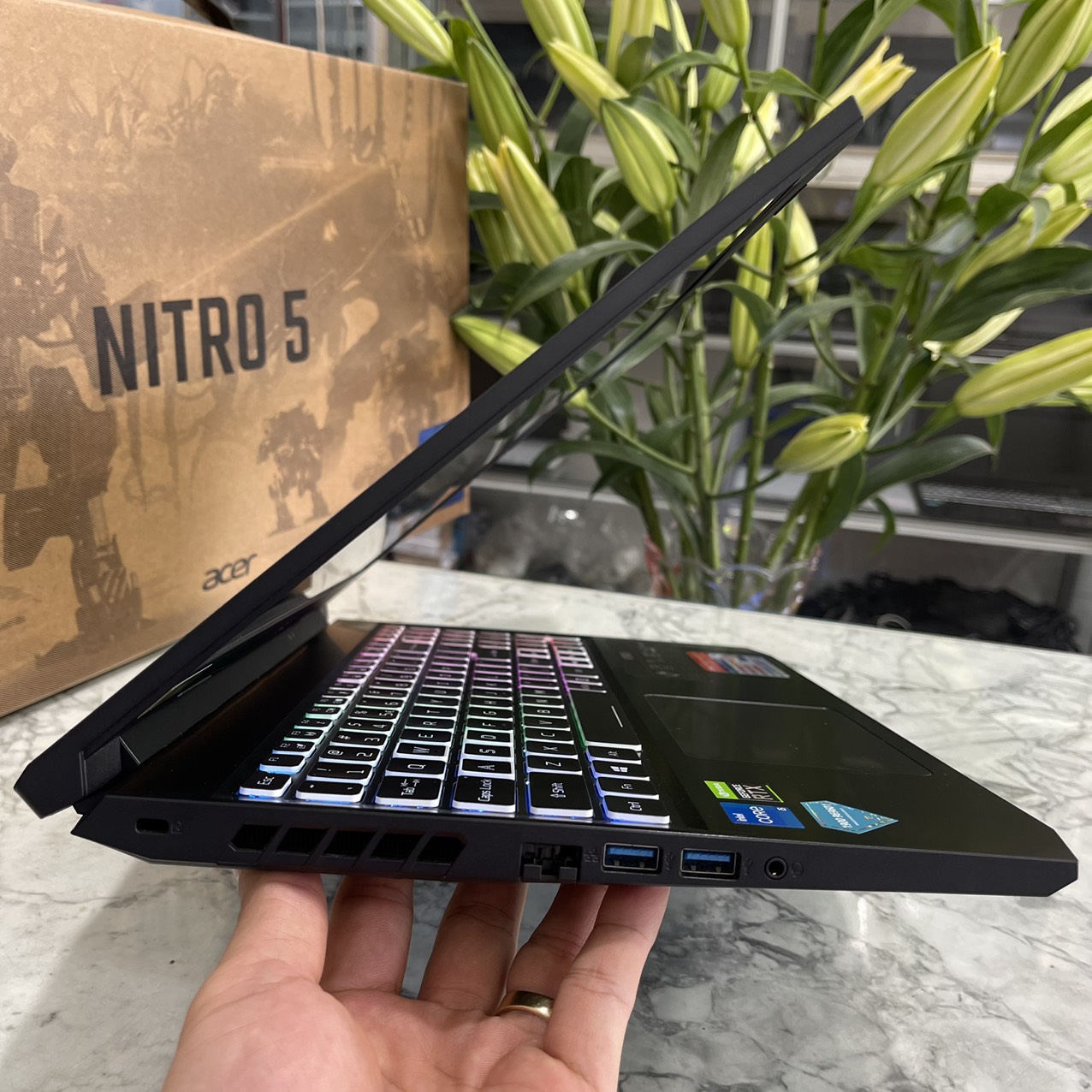 Acer Nitro 5 AN515-57 Core I5-11400H Ram 16 gb Ssd 512gb Nvidia RTX3050 4GB Màn Hình 15.6″ FHD IPS 144Hz.