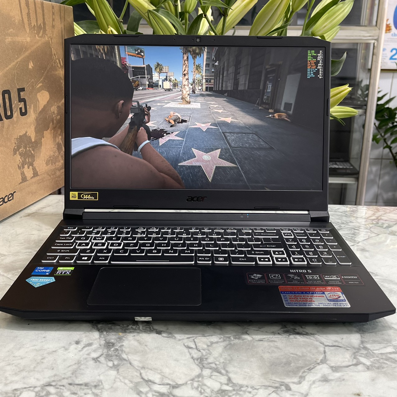 Acer Nitro 5 AN515-57 Core I5-11400H Ram 16 gb Ssd 512gb Nvidia RTX3050 4GB Màn Hình 15.6″ FHD IPS 144Hz.