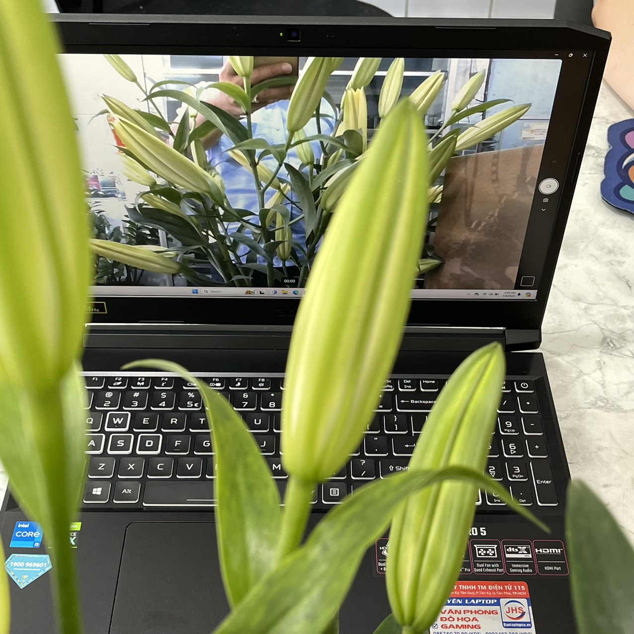 Acer Nitro 5 AN515-57 Core I5-11400H Ram 16 gb Ssd 512gb Nvidia RTX3050 4GB Màn Hình 15.6″ FHD IPS 144Hz.