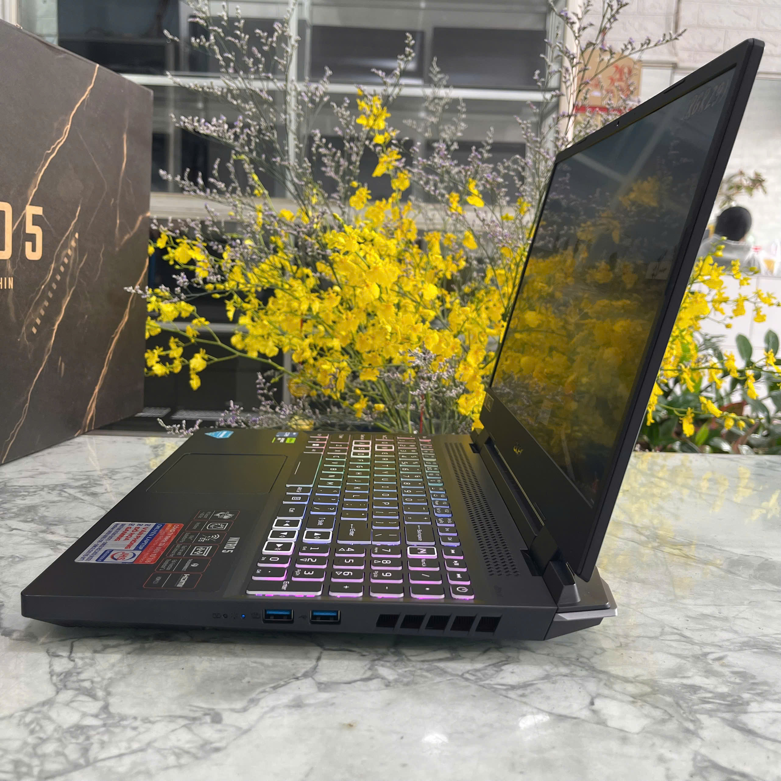  Acer Nitro 5 Tiger AN515-58-5193 MÁY LIKENEW Core I5-12450H Ram 16gb Ssd 512gb RTX 4050 6GB Màn Hình 15.6″ FHD IPS 144Hz.