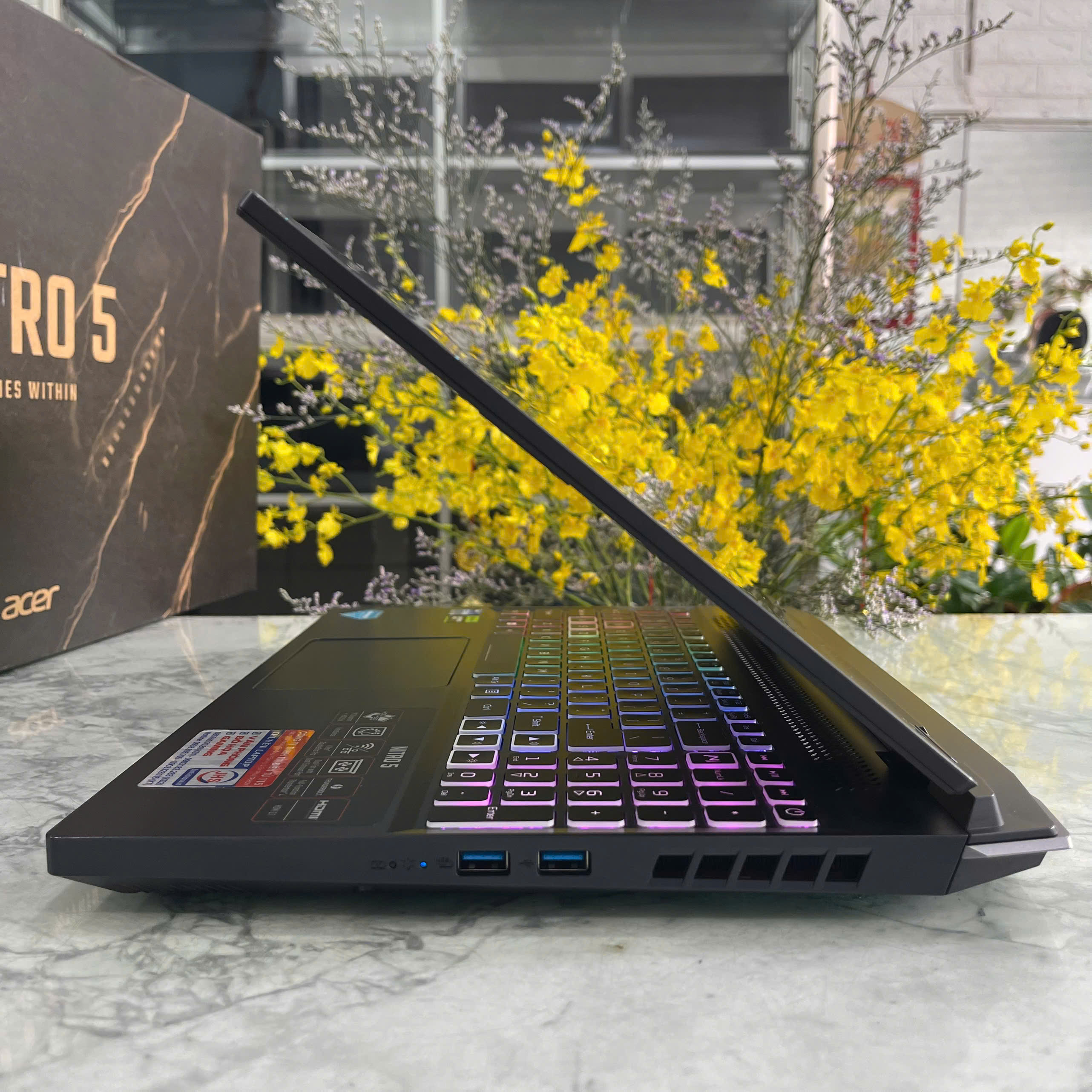  Acer Nitro 5 Tiger AN515-58-5193 MÁY LIKENEW Core I5-12450H Ram 16gb Ssd 512gb RTX 4050 6GB Màn Hình 15.6″ FHD IPS 144Hz.