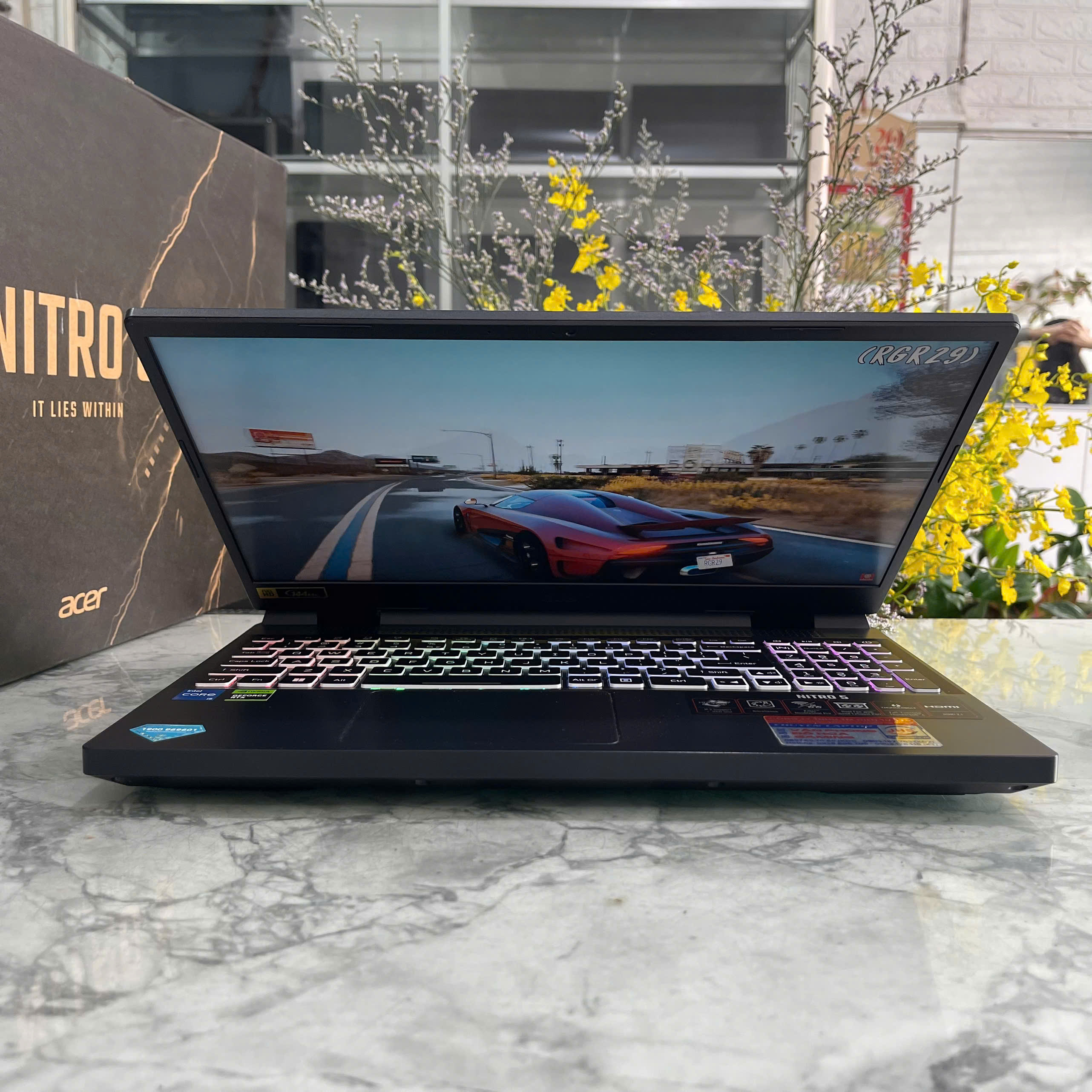  Acer Nitro 5 Tiger AN515-58-5193 MÁY LIKENEW Core I5-12450H Ram 16gb Ssd 512gb RTX 4050 6GB Màn Hình 15.6″ FHD IPS 144Hz.