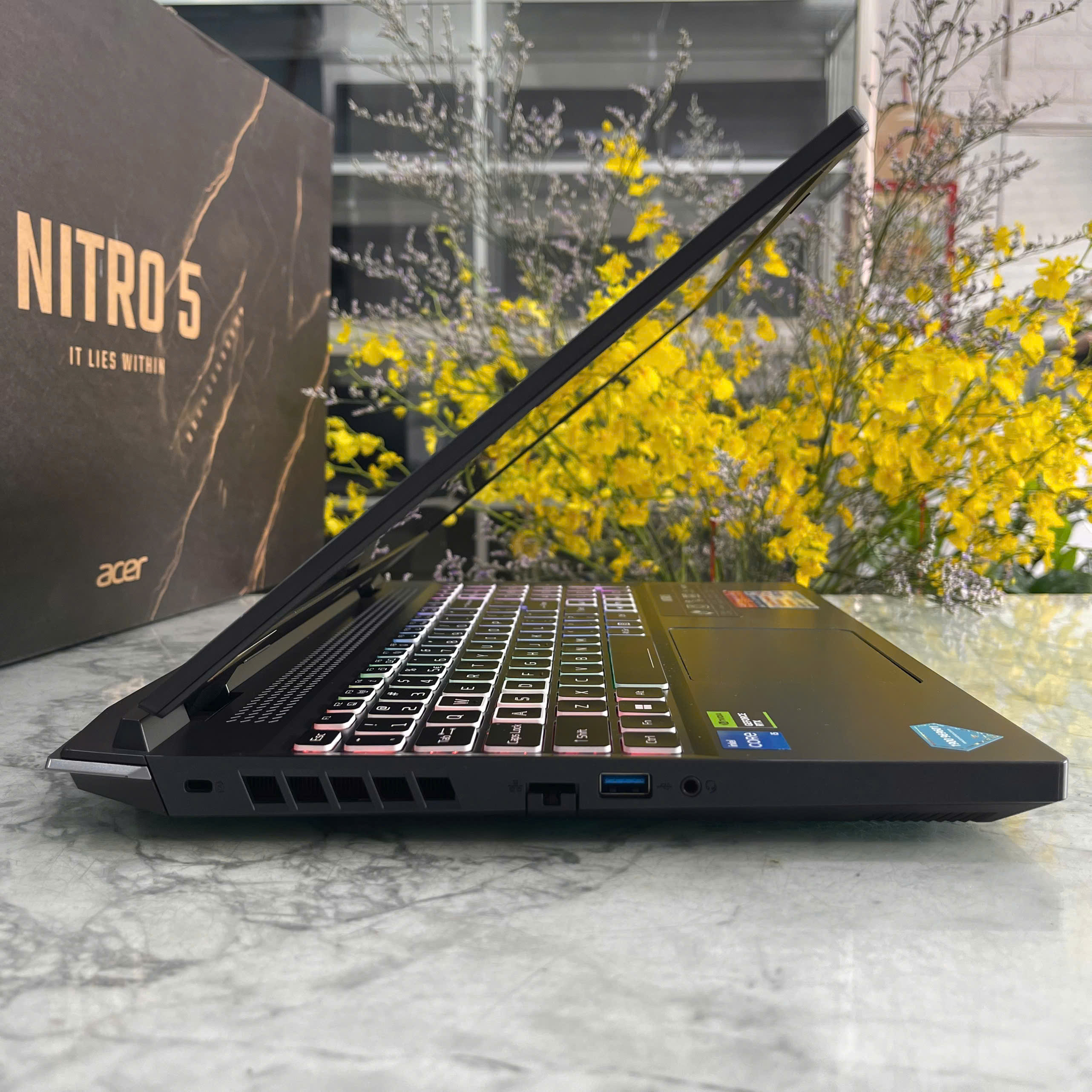  Acer Nitro 5 Tiger AN515-58-5193 MÁY LIKENEW Core I5-12450H Ram 16gb Ssd 512gb RTX 4050 6GB Màn Hình 15.6″ FHD IPS 144Hz.