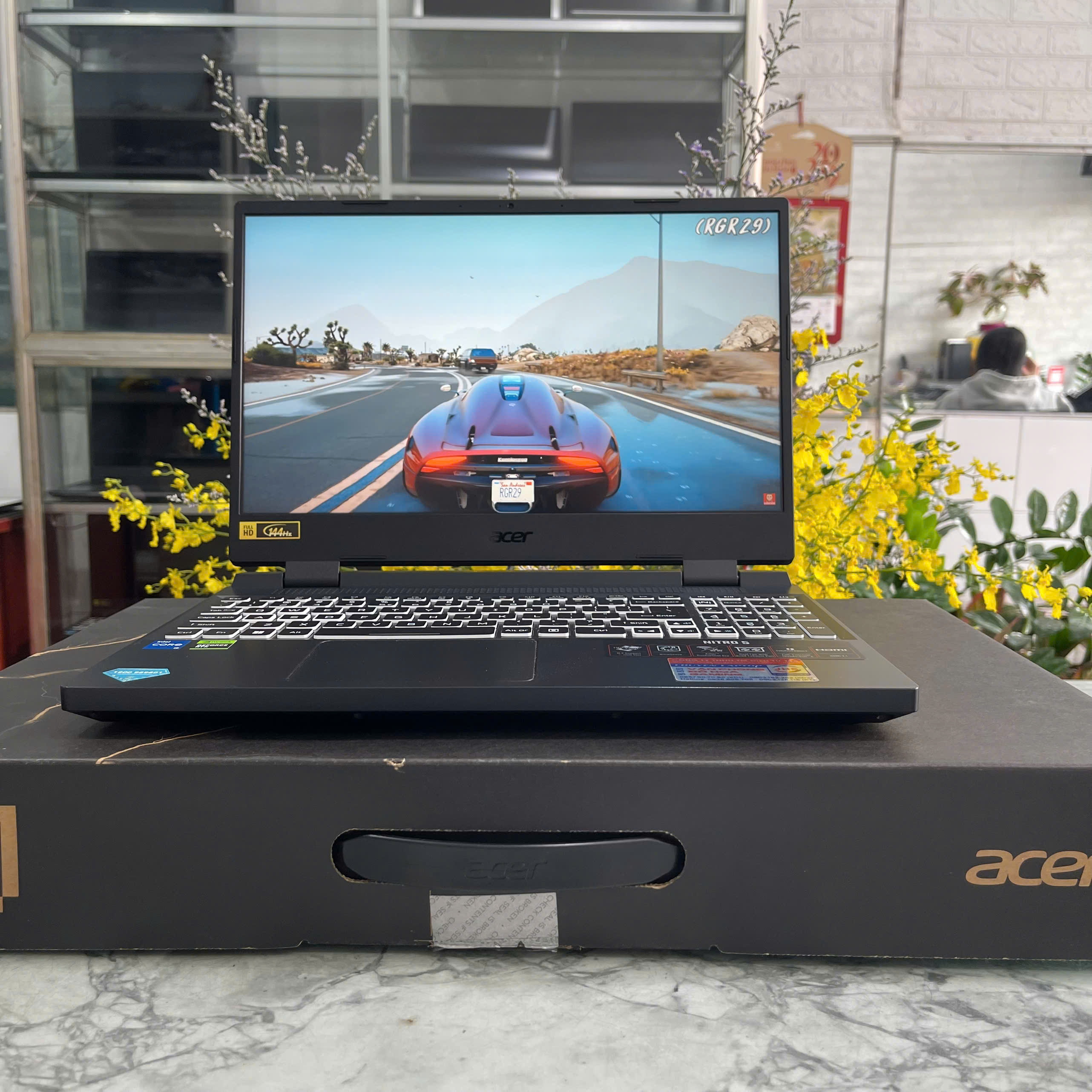  Acer Nitro 5 Tiger AN515-58-5193 MÁY LIKENEW Core I5-12450H Ram 16gb Ssd 512gb RTX 4050 6GB Màn Hình 15.6″ FHD IPS 144Hz.