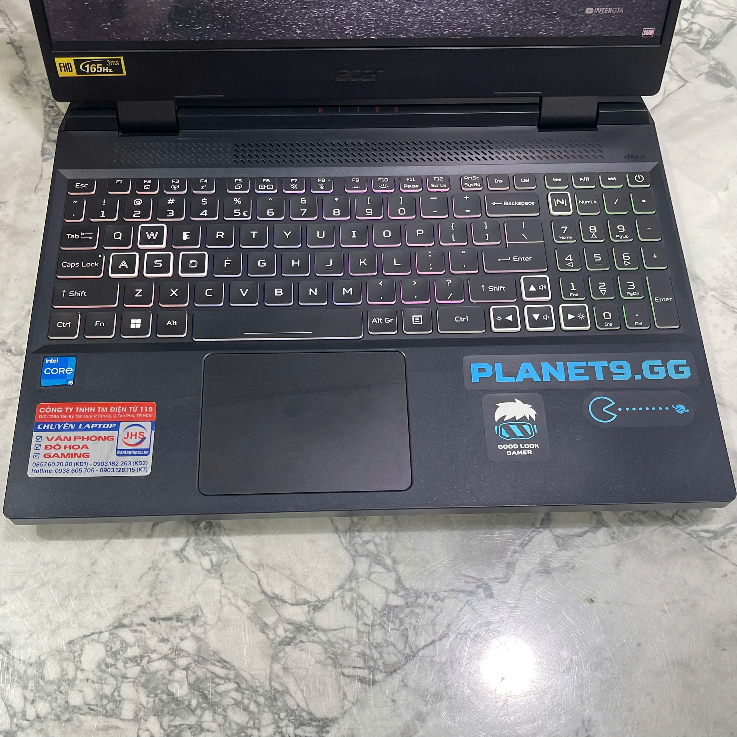 Acer Nitro 5 Tiger AN515-58-52SP Core I5-12500H Ram 16gb Ssd 512gb Nvidia RTX 3050 4GB Màn Hình 15.6″ 2K 165Hz.