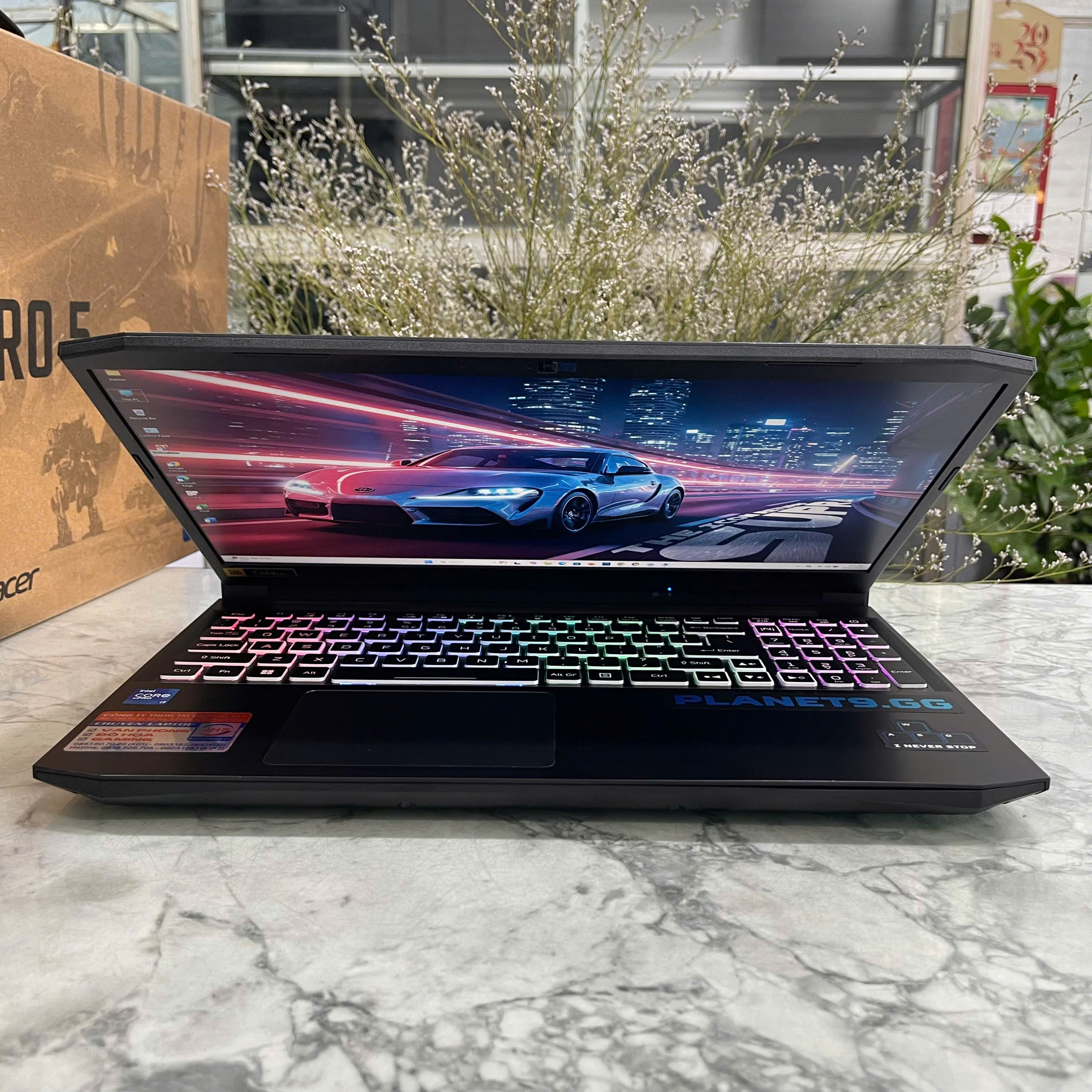  Acer Nitro AN515-57 (Máy LikeNew) Core I7-11800H Ram 16gb Ssd 1.000 gb Nvidia RTX 3070 8GB Màn Hình 15.6″ FHD IPS 144Hz.