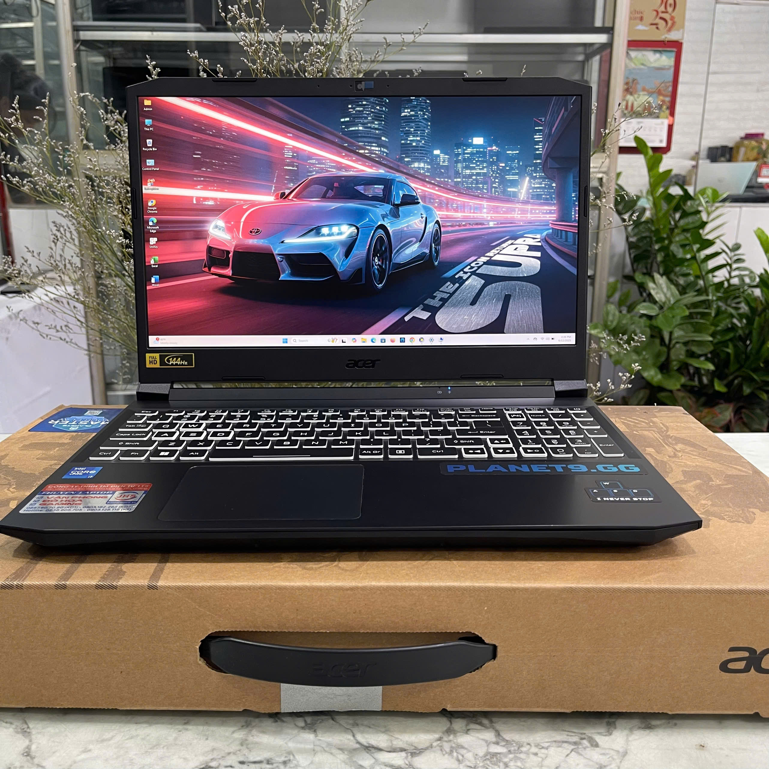  Acer Nitro AN515-57 (Máy LikeNew) Core I7-11800H Ram 16gb Ssd 1.000 gb Nvidia RTX 3070 8GB Màn Hình 15.6″ FHD IPS 144Hz.
