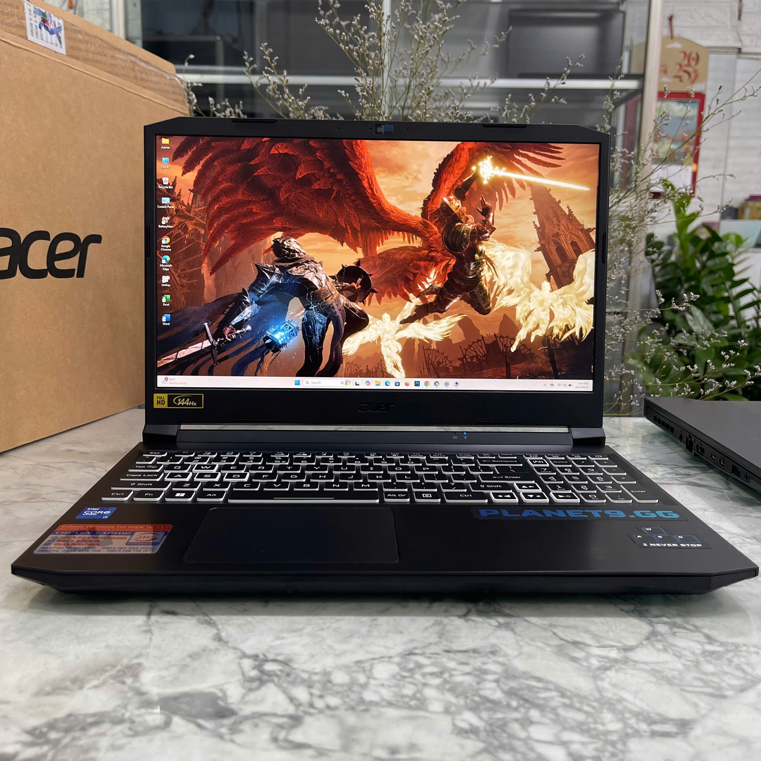  Acer Nitro AN515-57 (Máy LikeNew) Core I7-11800H Ram 16gb Ssd 1.000 gb Nvidia RTX 3070 8GB Màn Hình 15.6″ FHD IPS 144Hz.