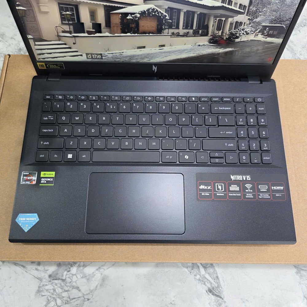 Acer Nitro V 15 ProPanel ANV15-41-R9M1 (MÁY MỚI MUA 30 NGÀY CÒN BẢO HÀNH HÃNG 22/08/2028) RYZEN 5 7535HS  RTX 3050 6GB GDDR6 MÀN HÌNH : 15.6 Inch IPS 180Hz
