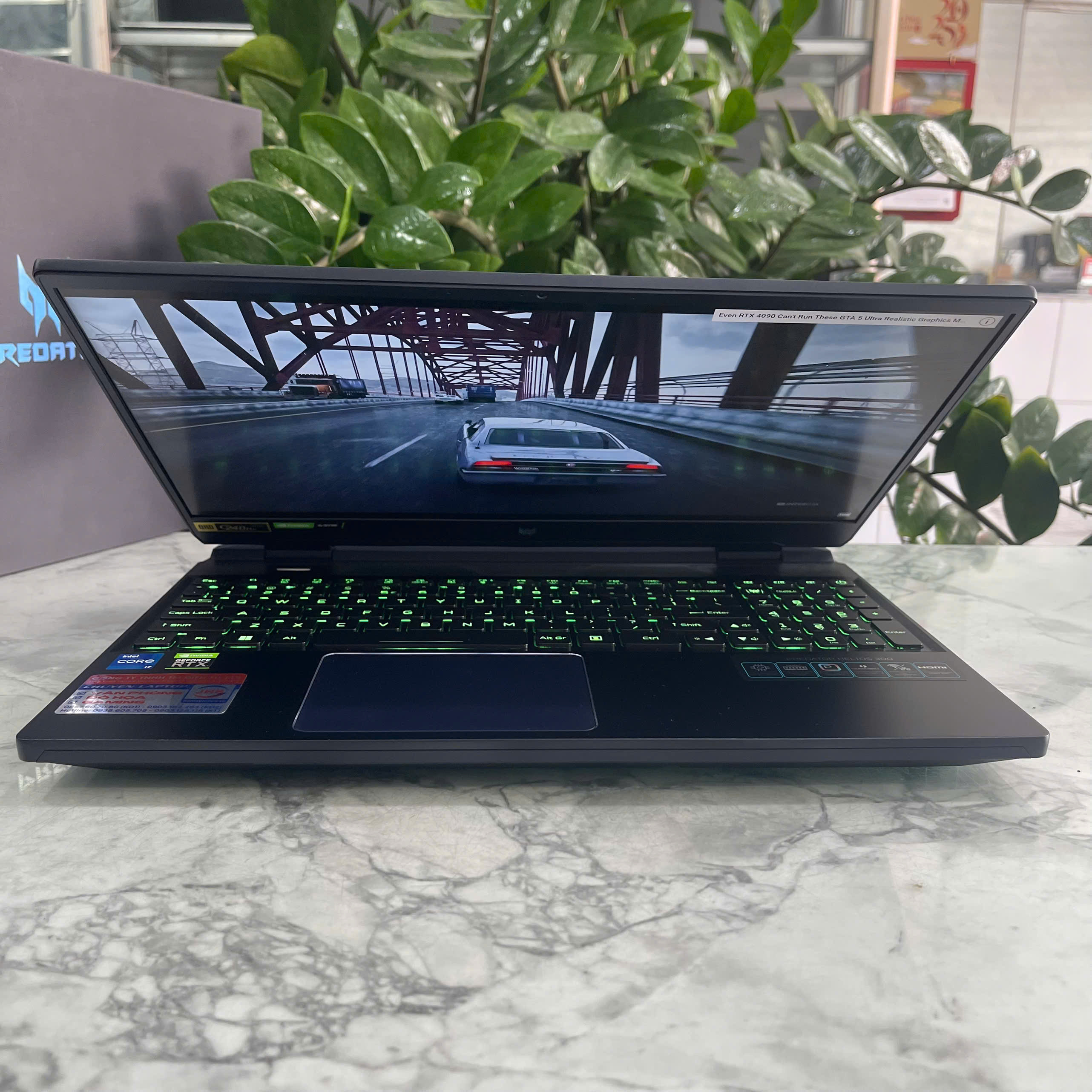   Acer Predator Helios 300 PH315-55  MÁY LIKENEW Core I7-12700H Ram 16GB  Ssd 1.000GB RTX 3070Ti (8GB) Màn hình : 15.6'' 2K 240Hz 
