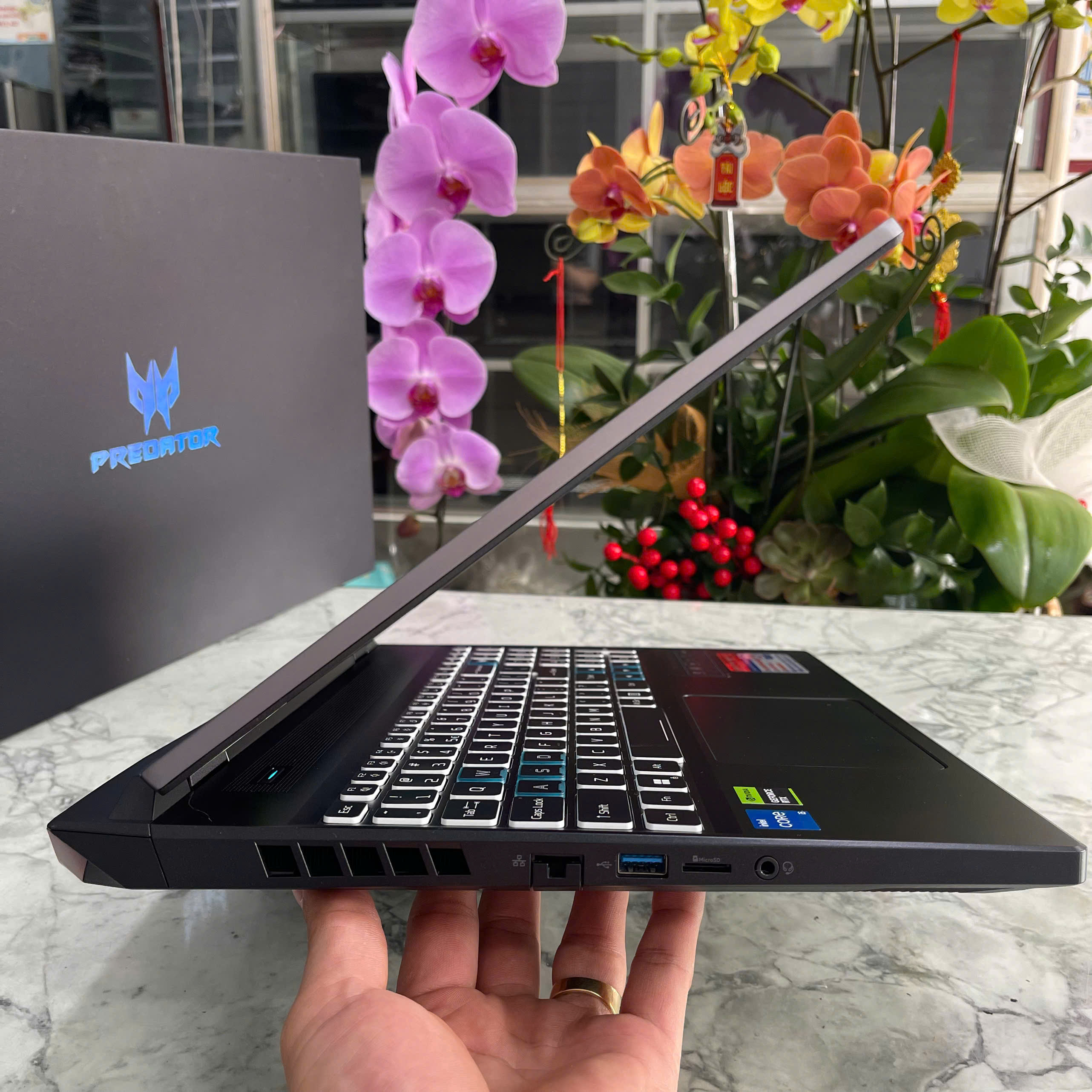  Acer Predator Helios Neo 16 MÁY LIKENEW Core I5-13500HX Ram 32GB  Ssd 1.000GB NVIDIA  RTX 4050 6GB (140W), Màn hình 16' FHD IPS 165Hz 